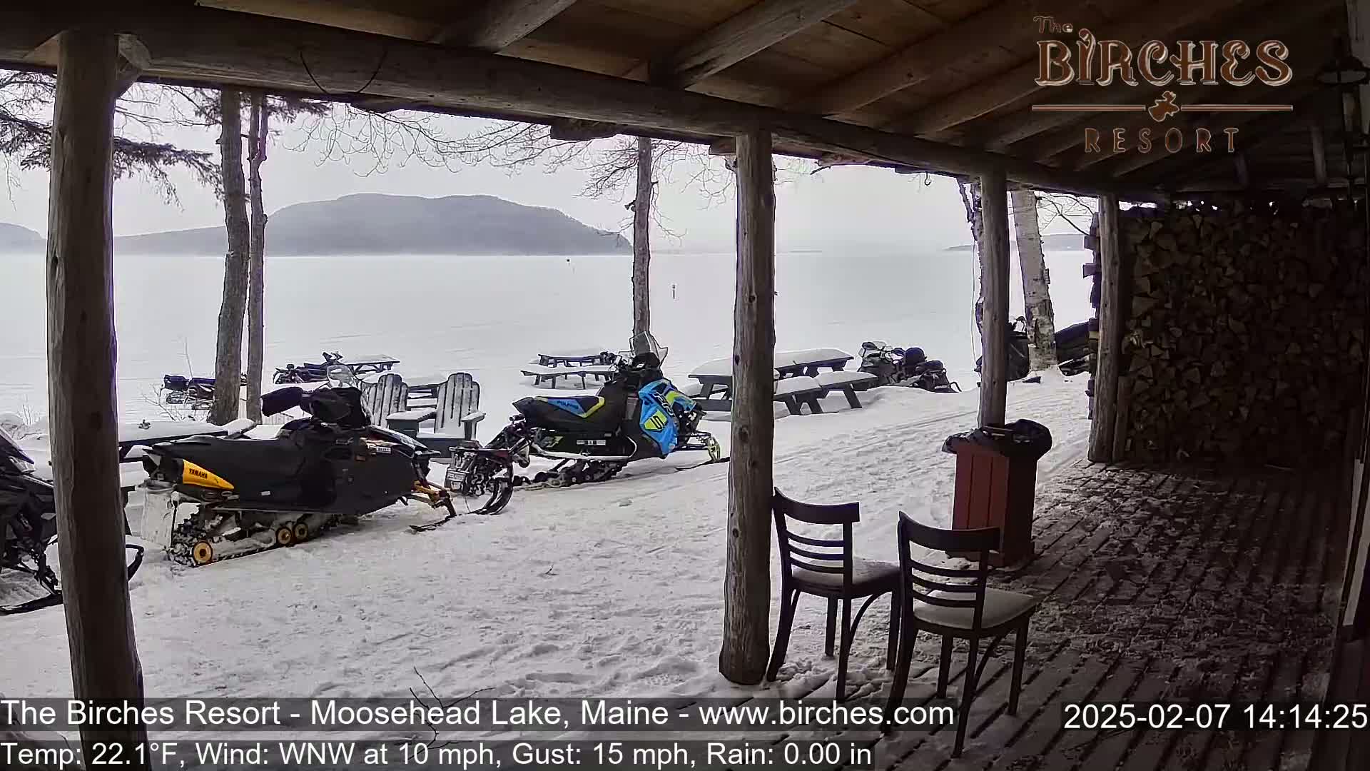 The Birches Resort, Moosehead Lake Live Cam - Rockwood, Maine, USA