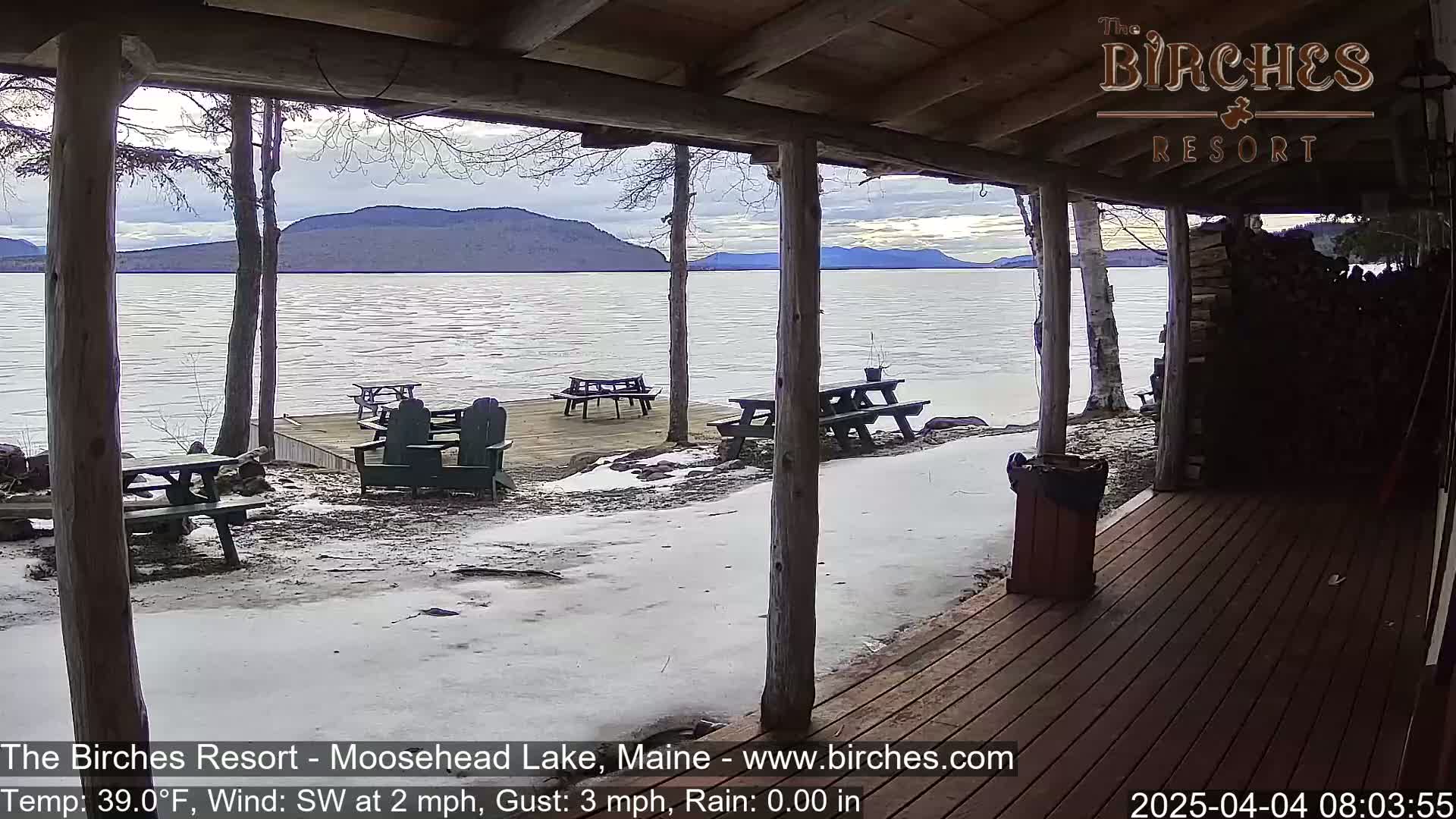 The Birches Resort, Moosehead Lake Live Cam - Rockwood, Maine, USA