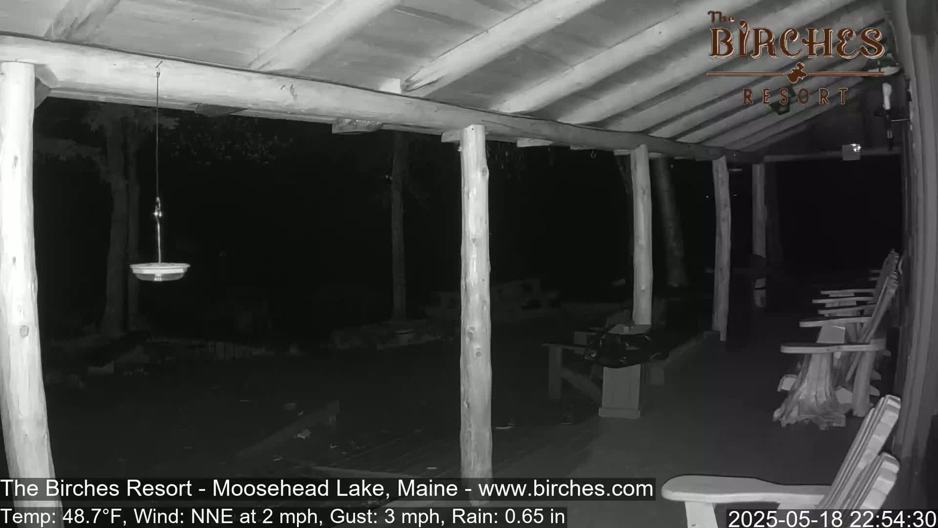The Birches Resort, Moosehead Lake Live Cam - Rockwood, Maine, USA