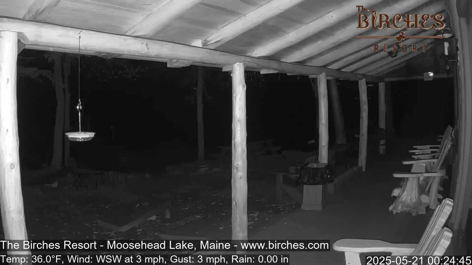 The Birches Resort, Moosehead Lake Live Cam - Rockwood, Maine, USA