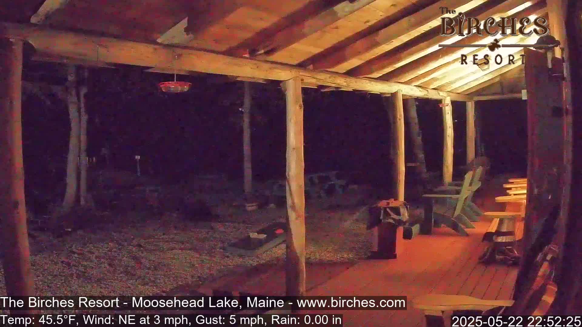 The Birches Resort, Moosehead Lake Live Cam - Rockwood, Maine, USA