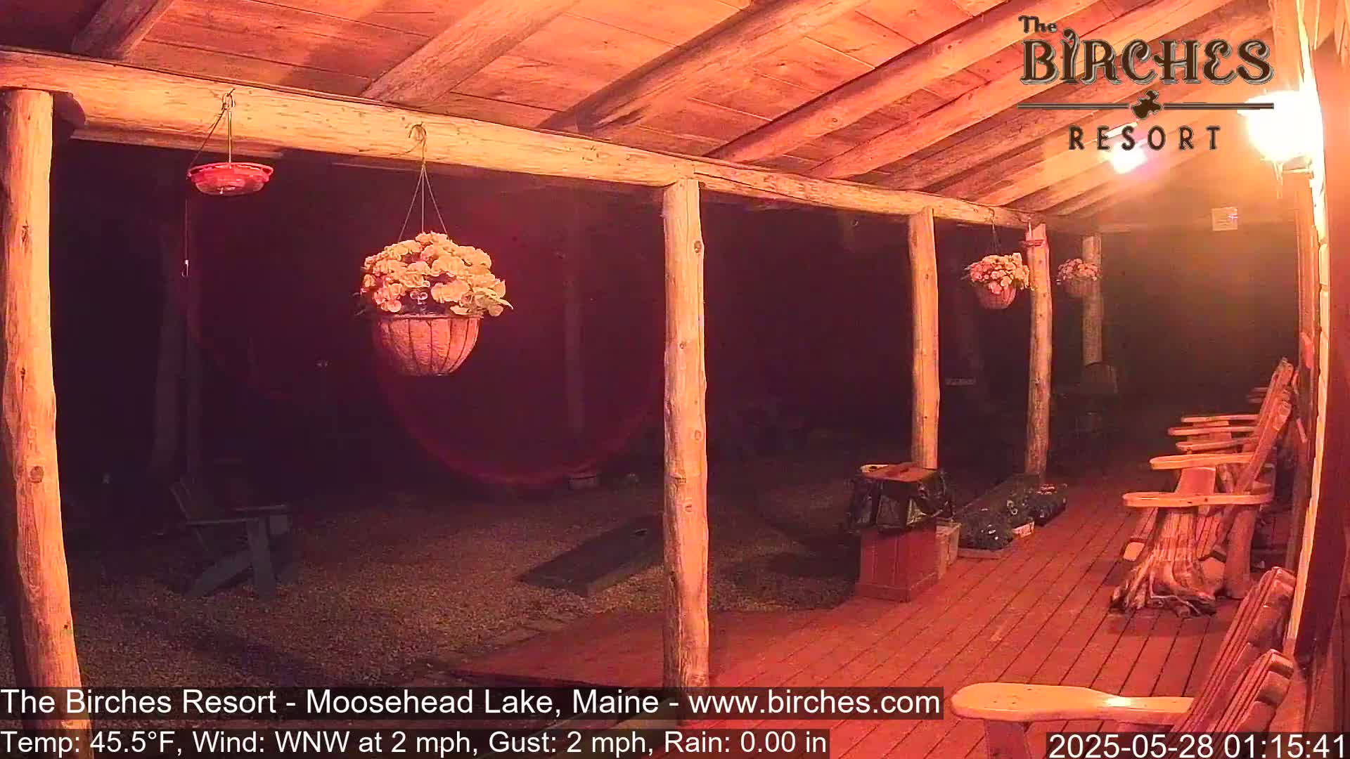 The Birches Resort, Moosehead Lake Live Cam - Rockwood, Maine, USA