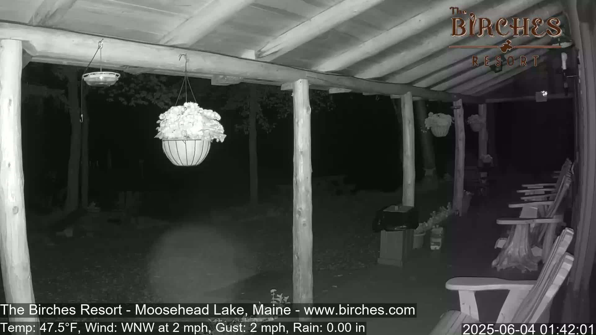 The Birches Resort, Moosehead Lake Live Cam - Rockwood, Maine, USA