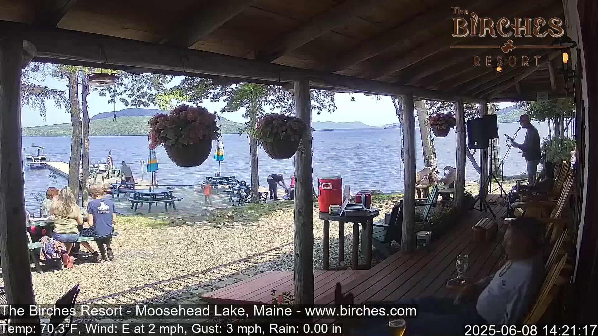 The Birches Resort, Moosehead Lake Live Cam - Rockwood, Maine, USA