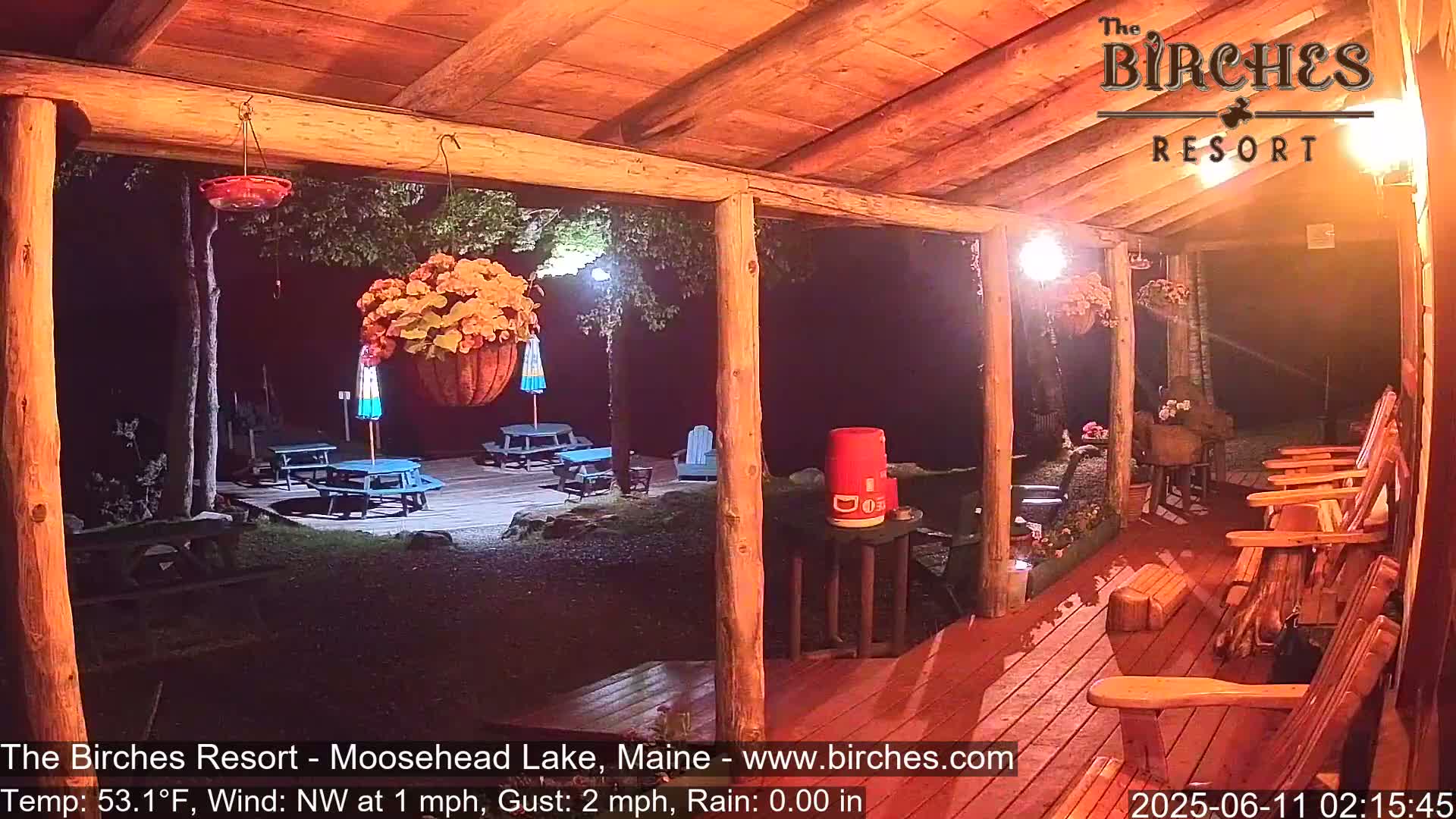 The Birches Resort, Moosehead Lake Live Cam - Rockwood, Maine, USA