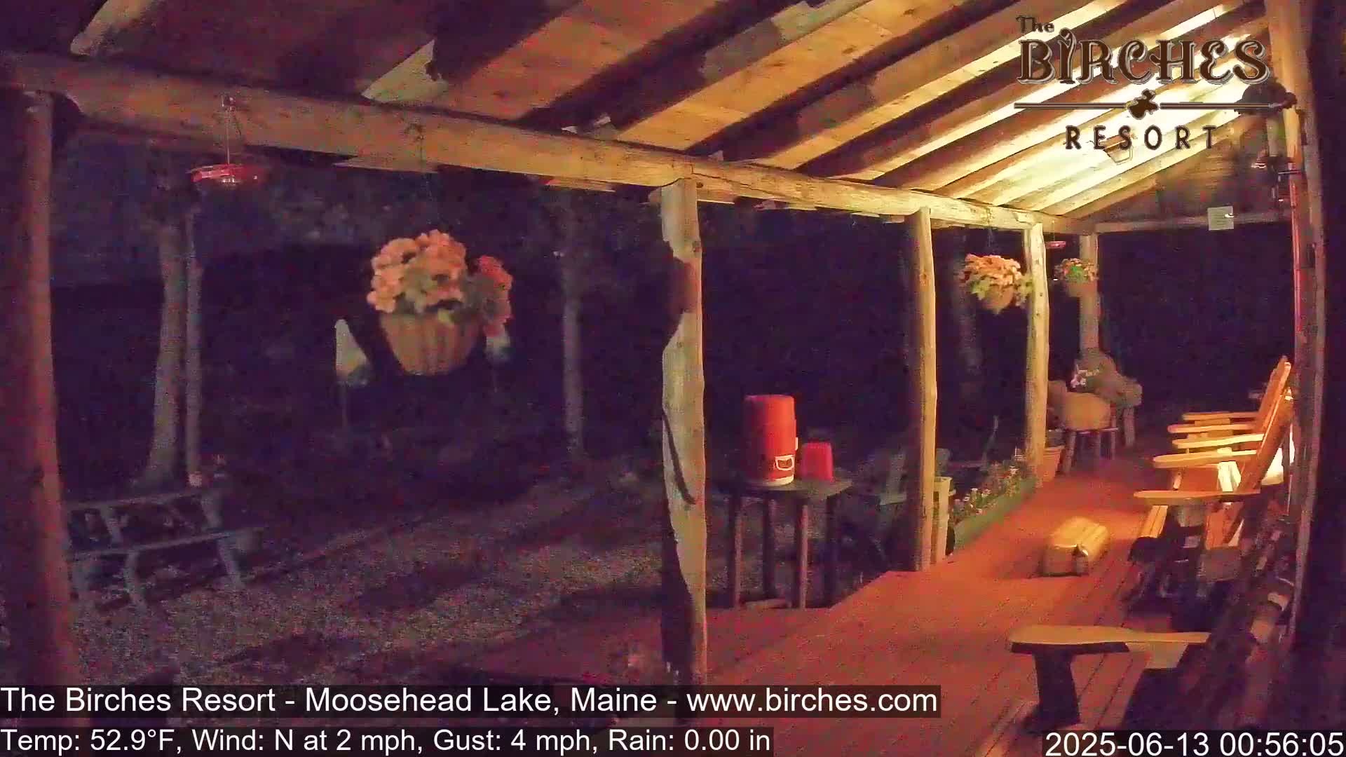 The Birches Resort, Moosehead Lake Live Cam - Rockwood, Maine, USA
