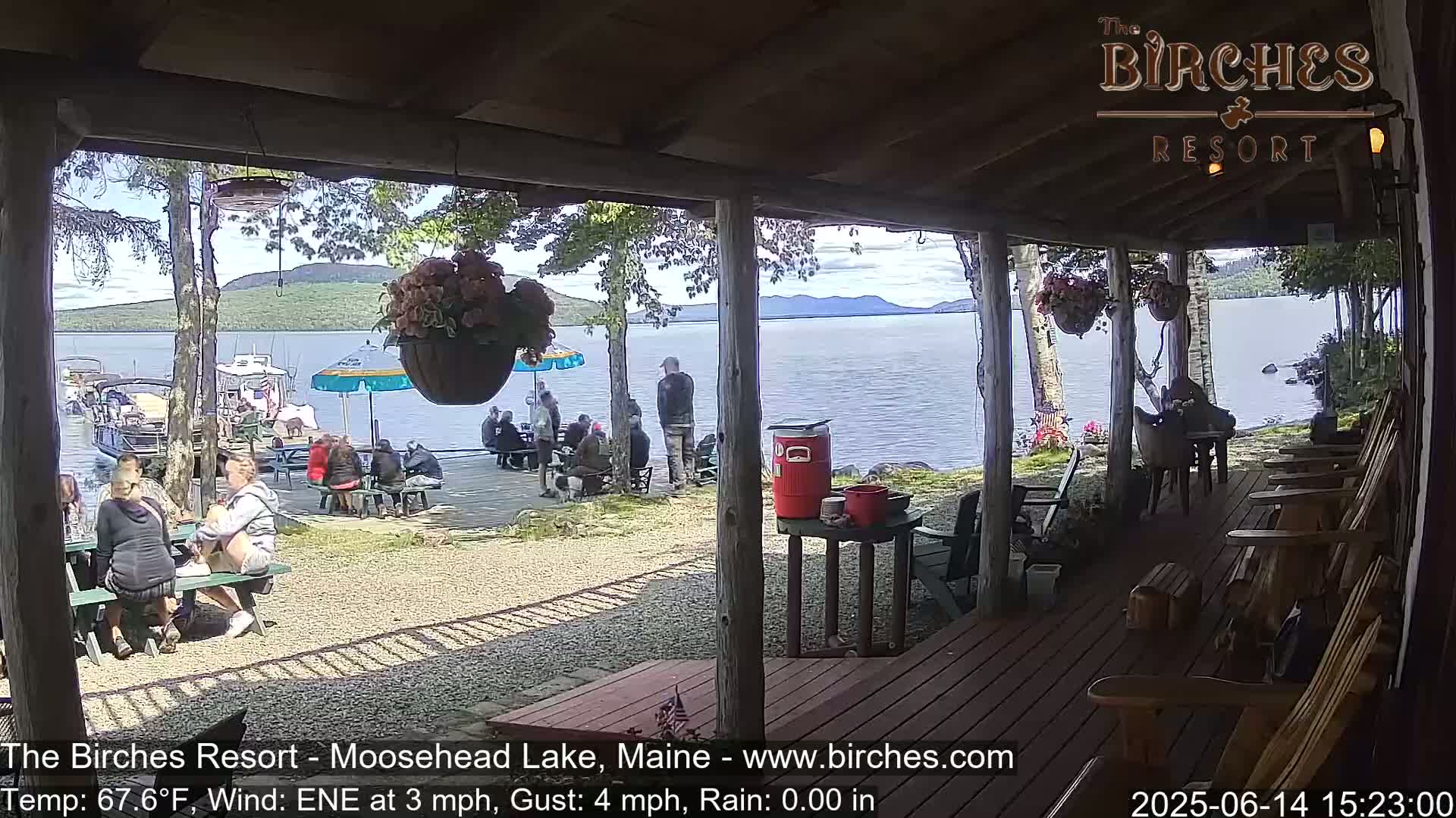 The Birches Resort, Moosehead Lake Live Cam - Rockwood, Maine, USA