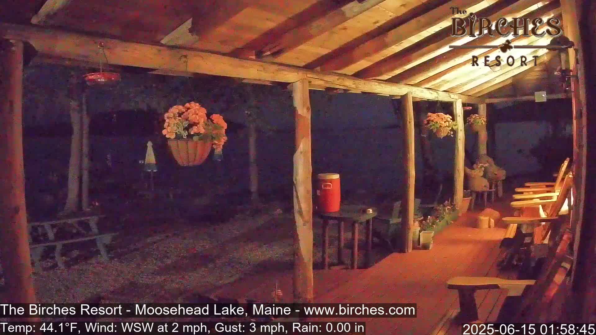 The Birches Resort, Moosehead Lake Live Cam - Rockwood, Maine, USA