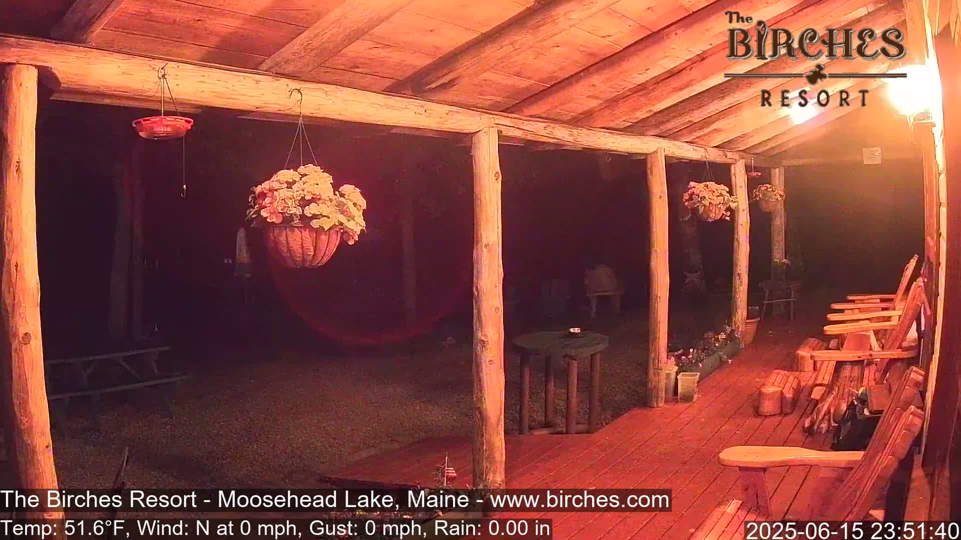 The Birches Resort, Moosehead Lake Live Cam - Rockwood, Maine, USA