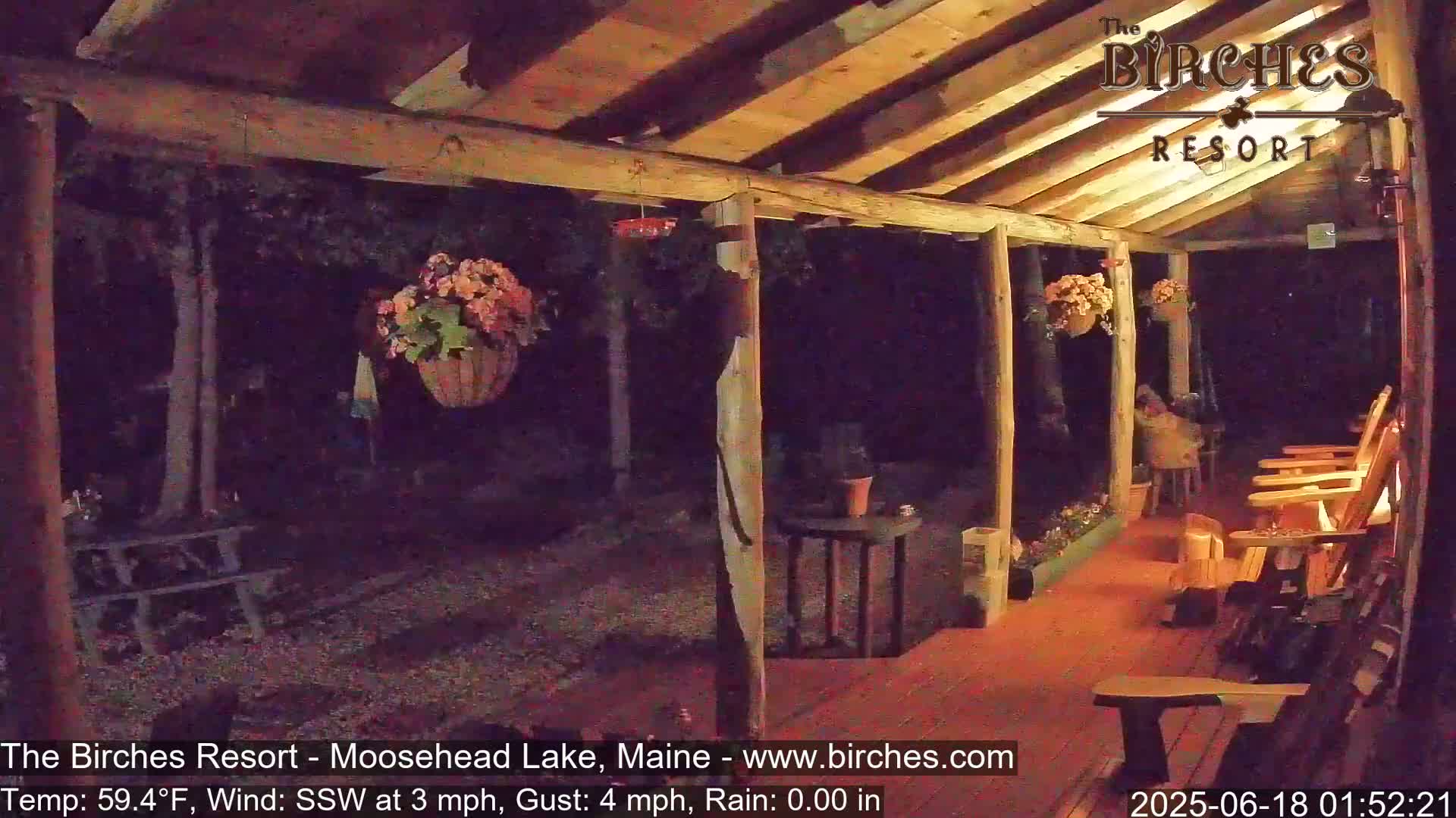 The Birches Resort, Moosehead Lake Live Cam - Rockwood, Maine, USA