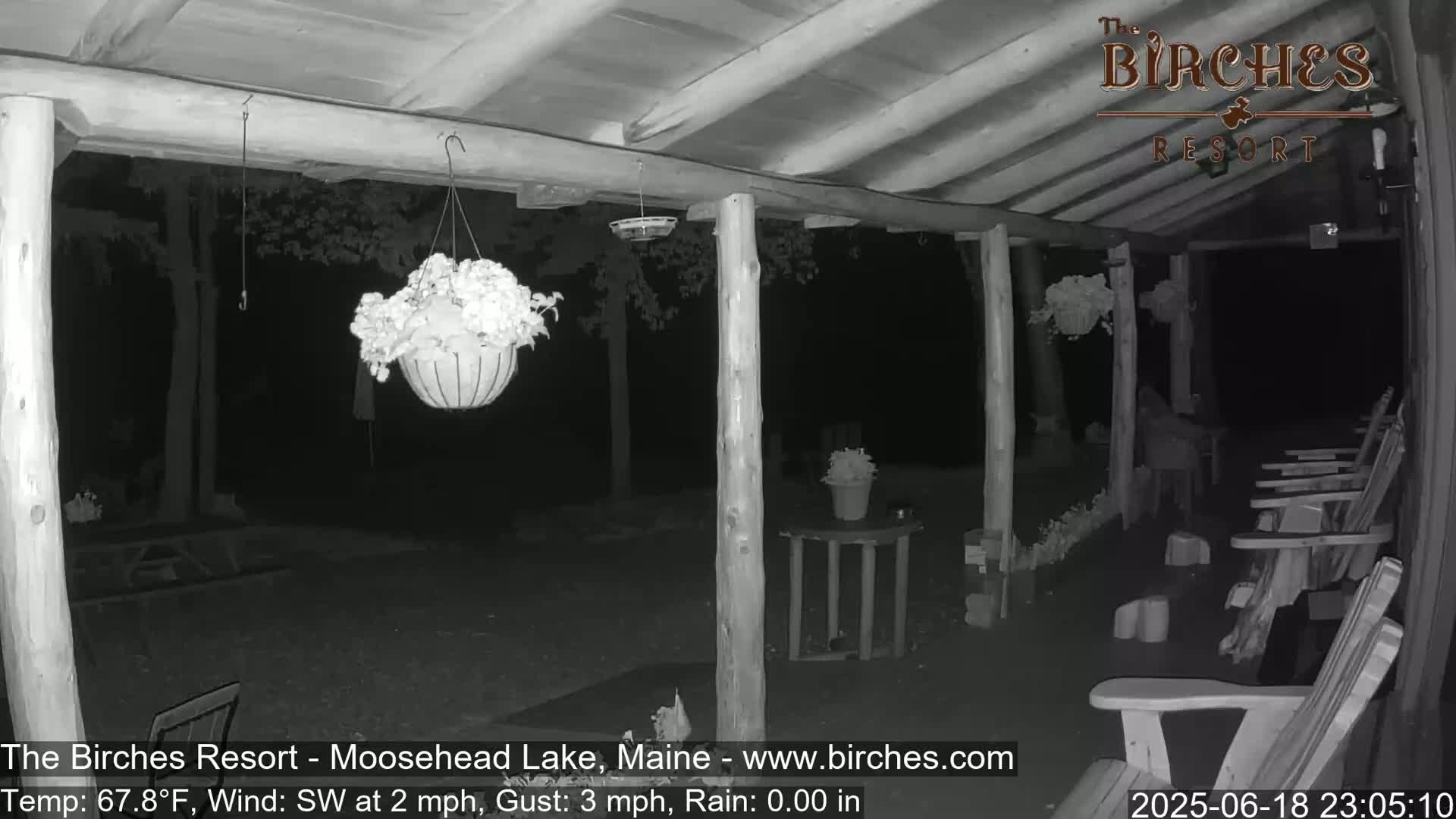 The Birches Resort, Moosehead Lake Live Cam - Rockwood, Maine, USA