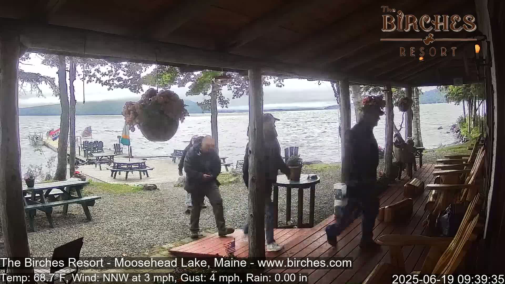 The Birches Resort, Moosehead Lake Live Cam - Rockwood, Maine, USA