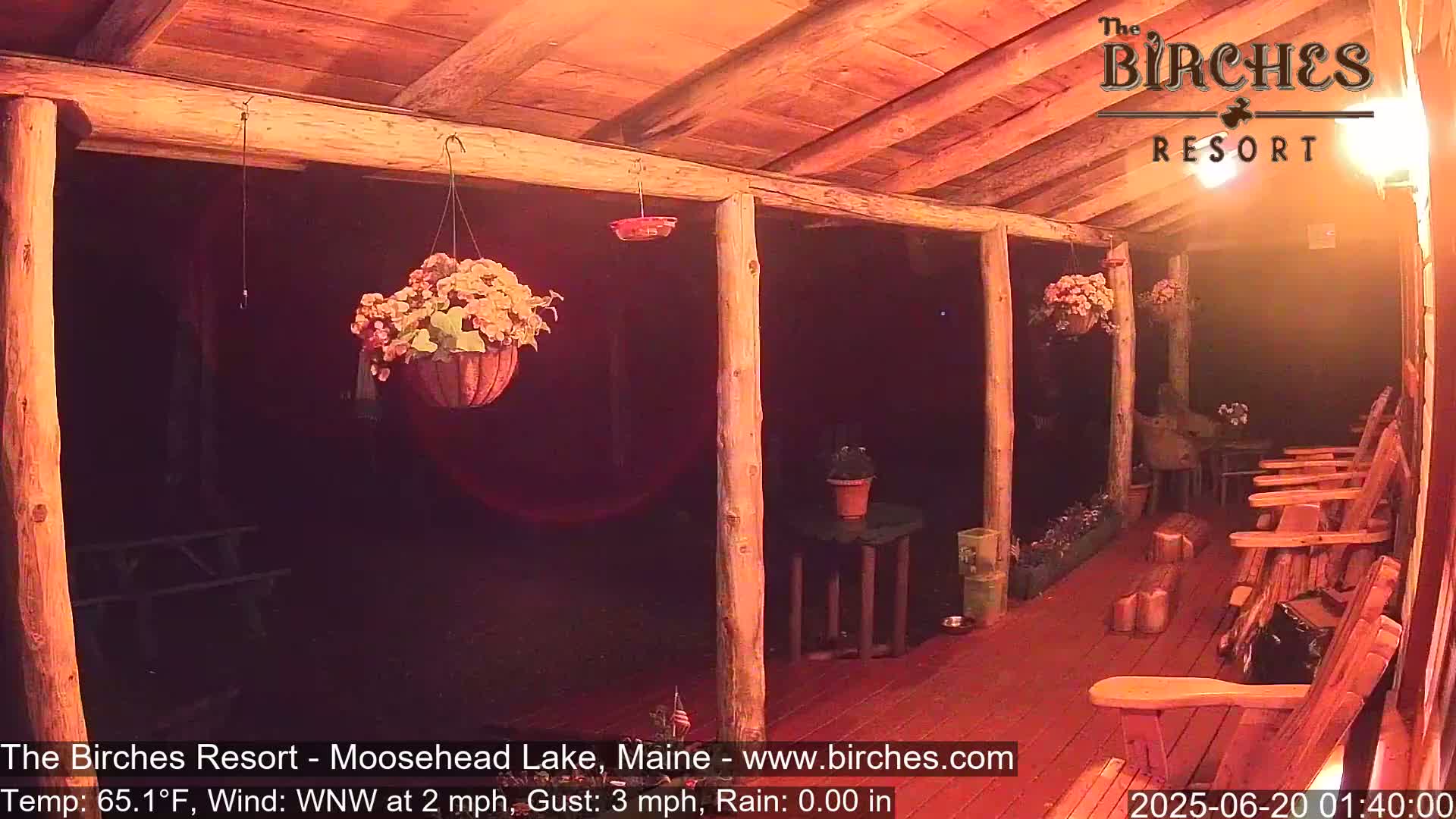The Birches Resort, Moosehead Lake Live Cam - Rockwood, Maine, USA