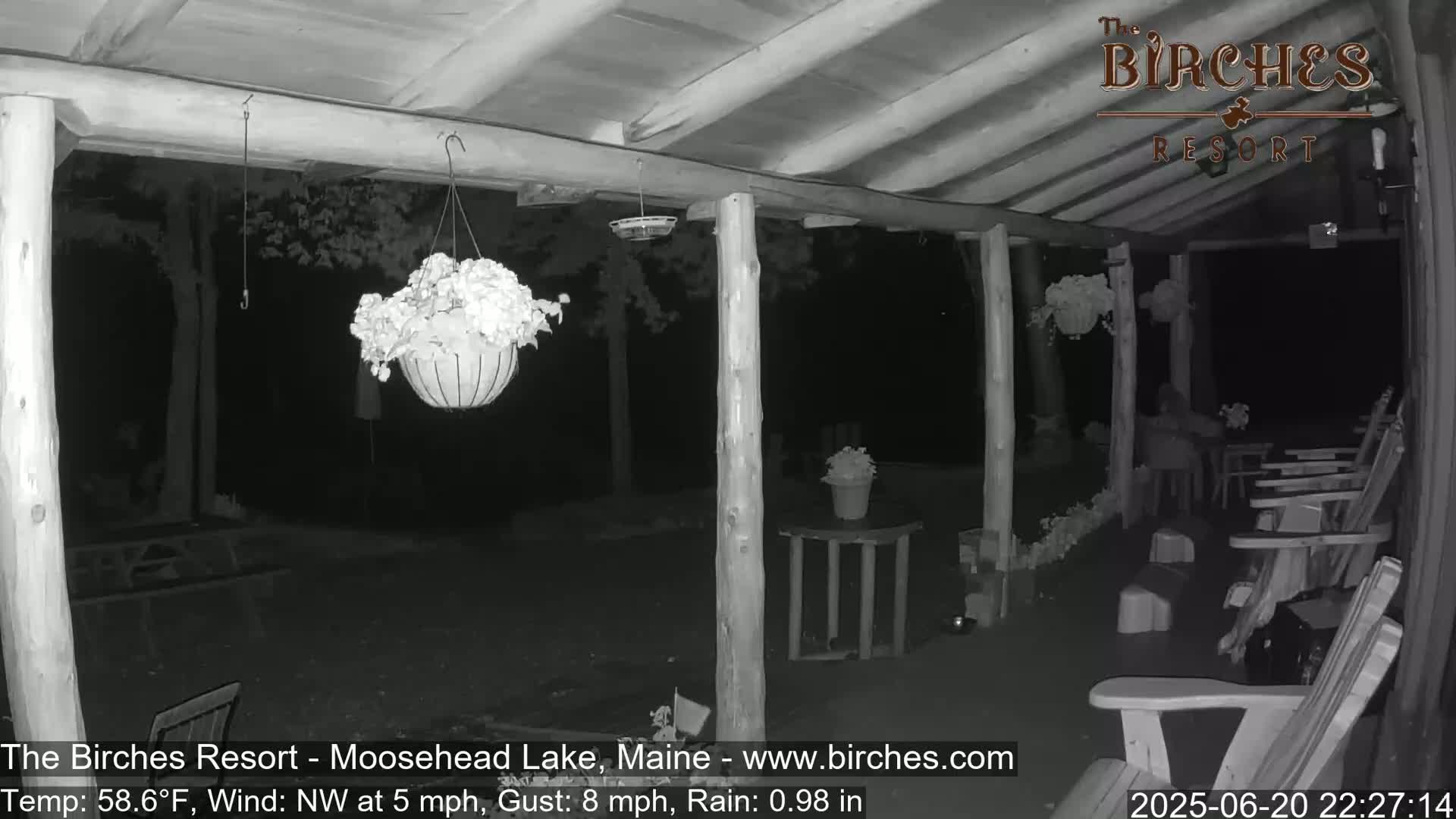 The Birches Resort, Moosehead Lake Live Cam - Rockwood, Maine, USA