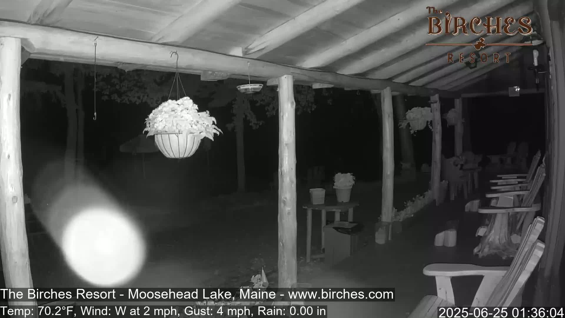 The Birches Resort, Moosehead Lake Live Cam - Rockwood, Maine, USA