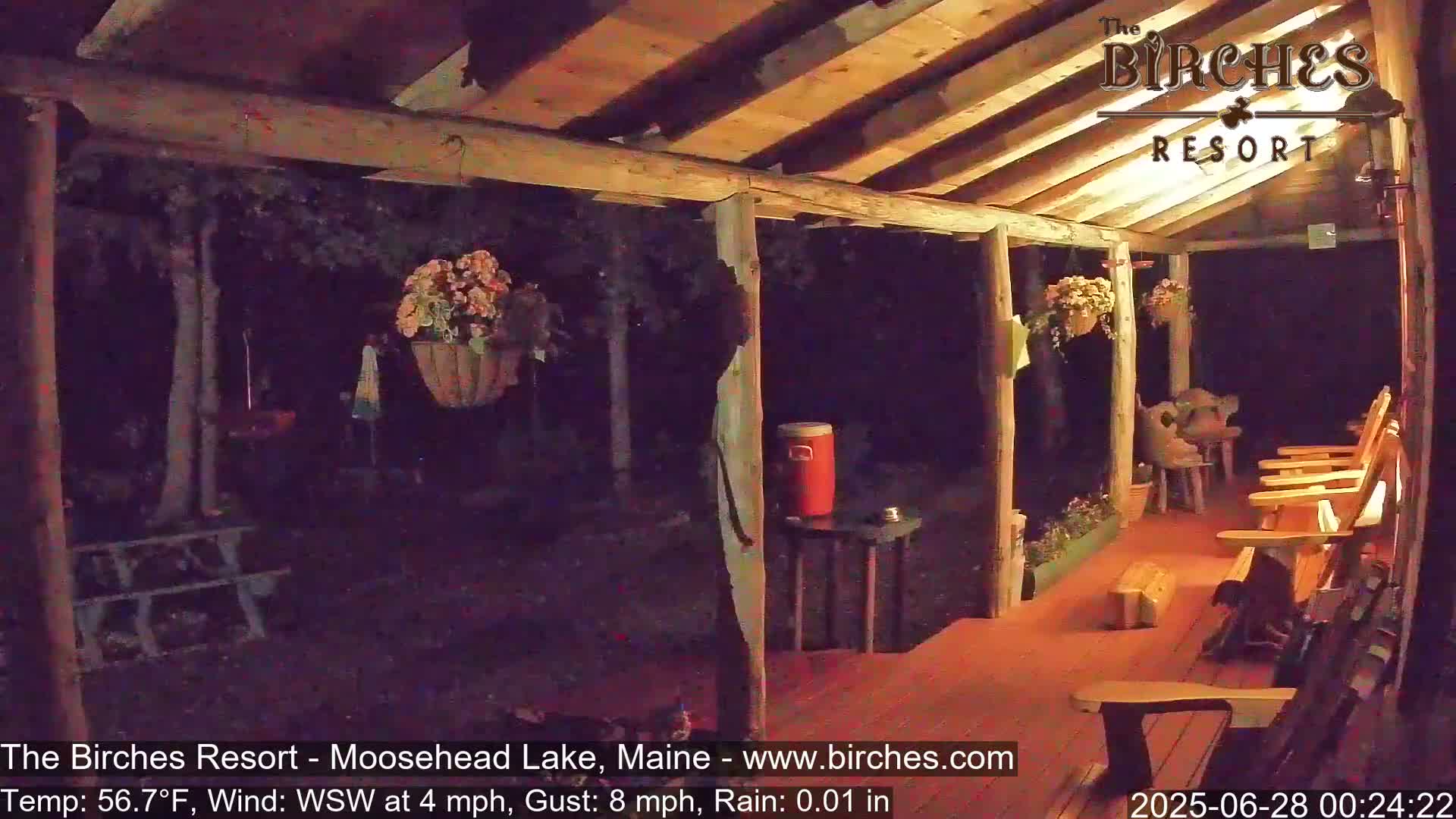 The Birches Resort, Moosehead Lake Live Cam - Rockwood, Maine, USA