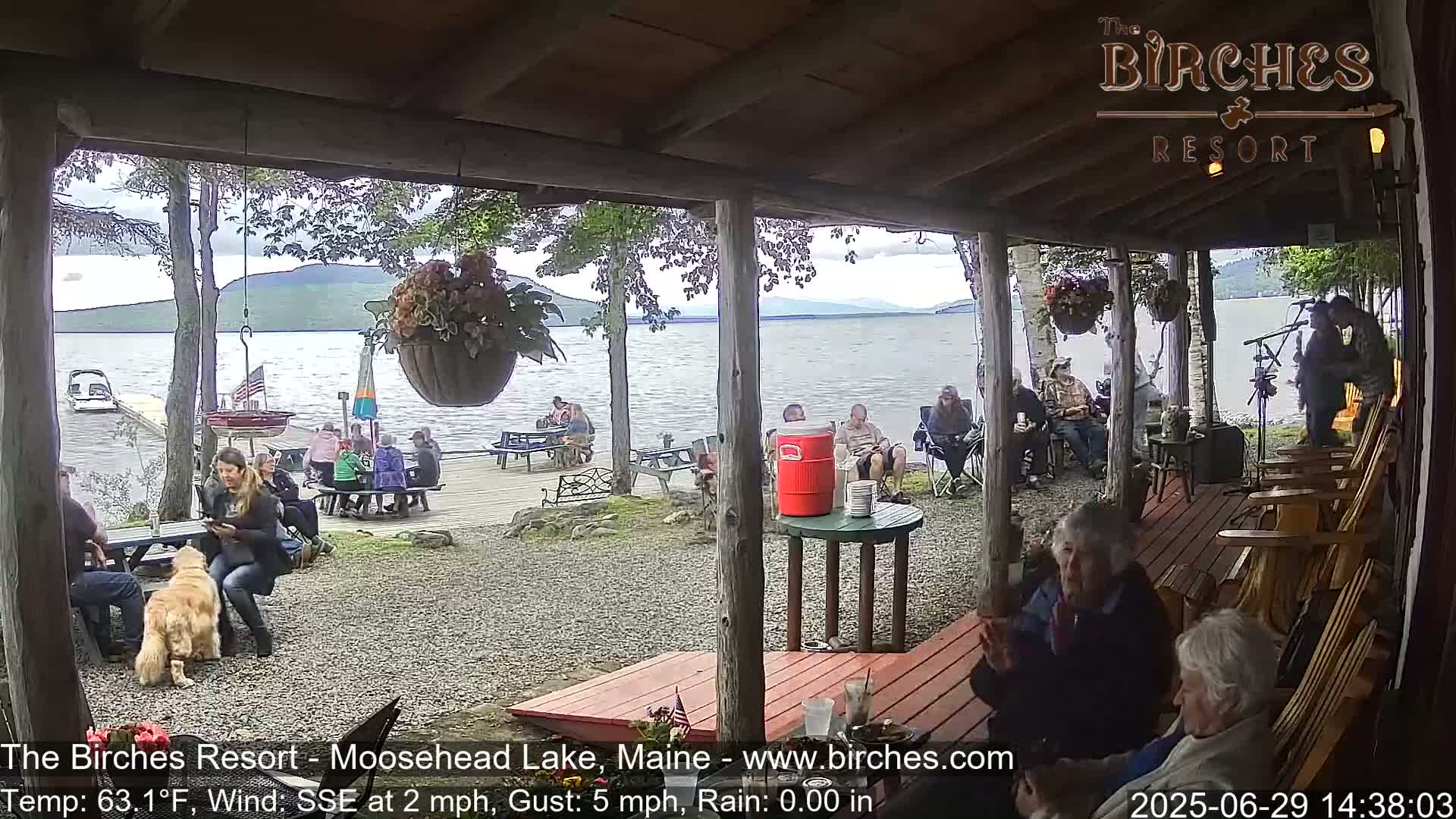 The Birches Resort, Moosehead Lake Live Cam - Rockwood, Maine, USA