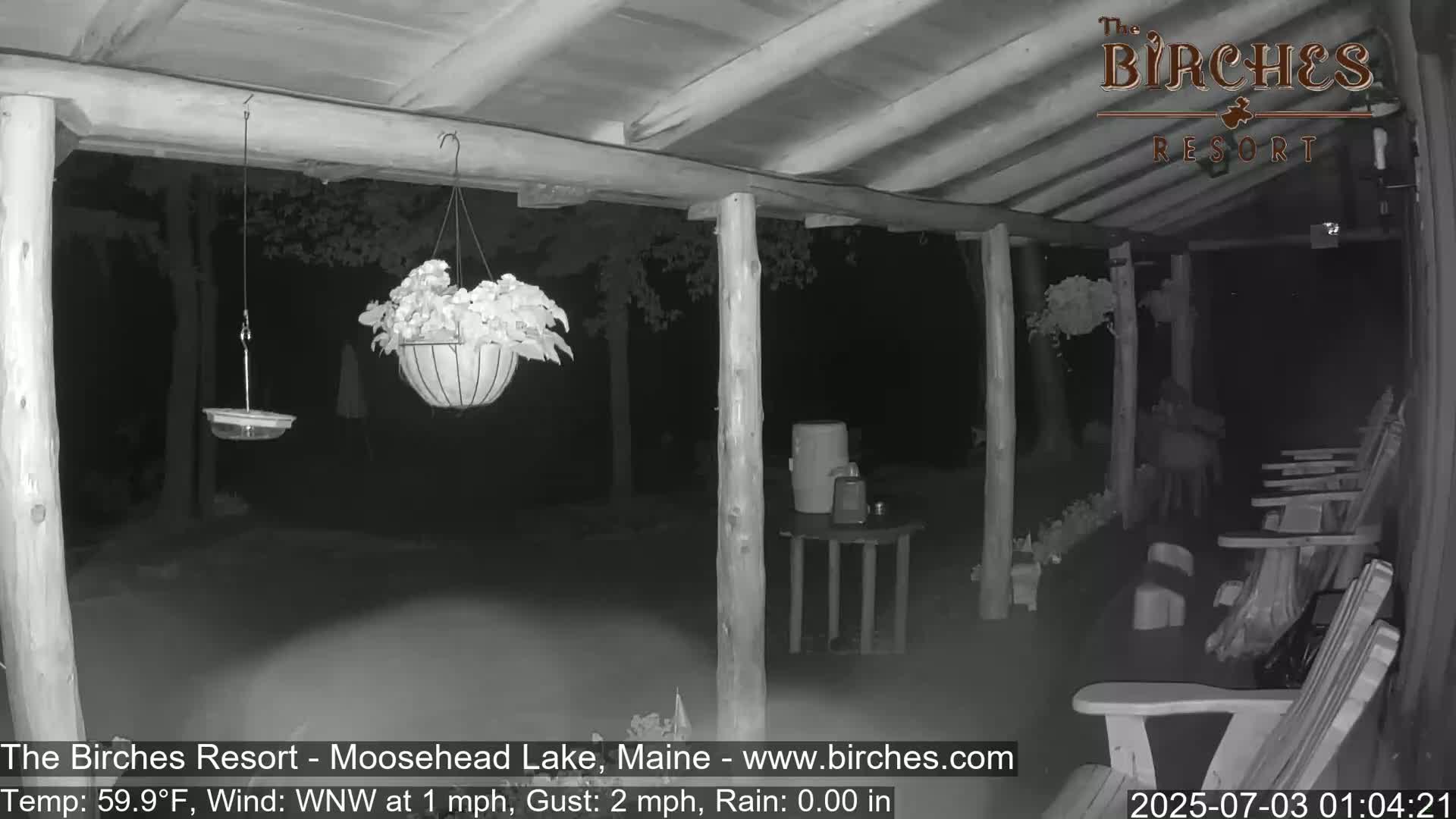 The Birches Resort, Moosehead Lake Live Cam - Rockwood, Maine, USA