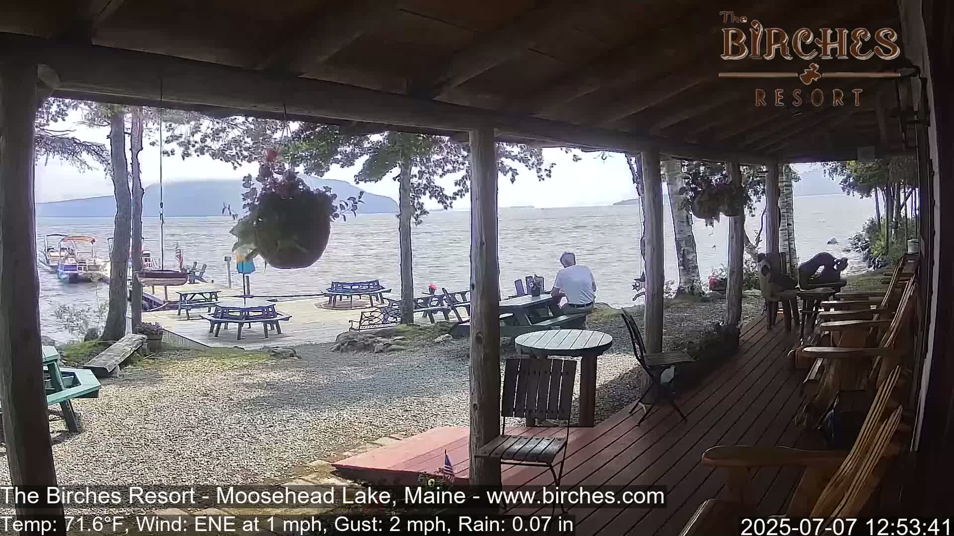 The Birches Resort, Moosehead Lake Live Cam - Rockwood, Maine, USA