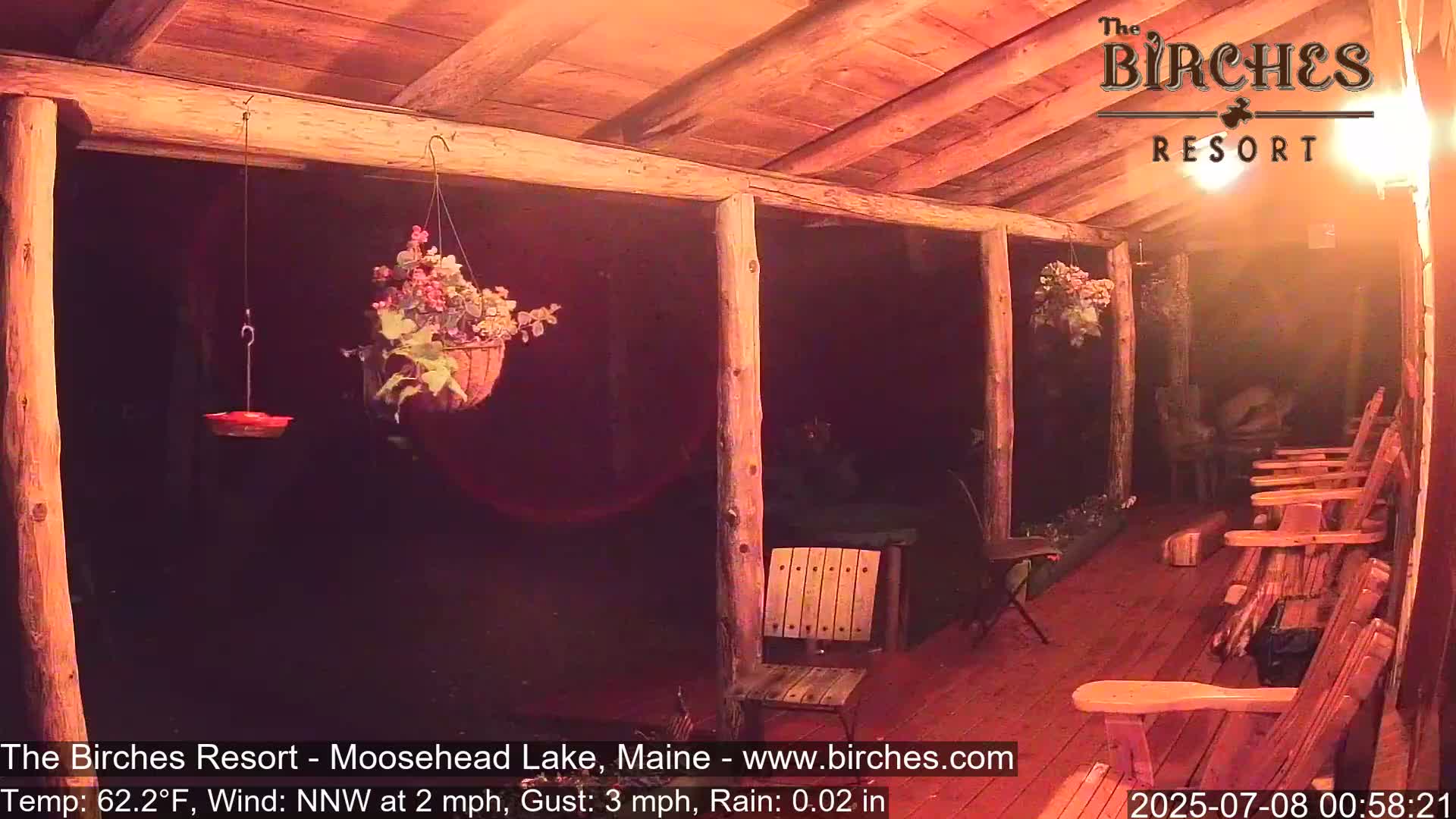 The Birches Resort, Moosehead Lake Live Cam - Rockwood, Maine, USA