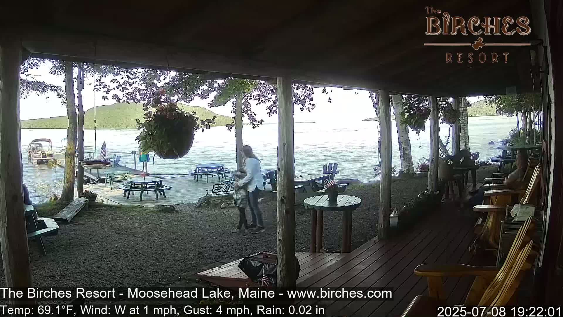 The Birches Resort, Moosehead Lake Live Cam - Rockwood, Maine, USA