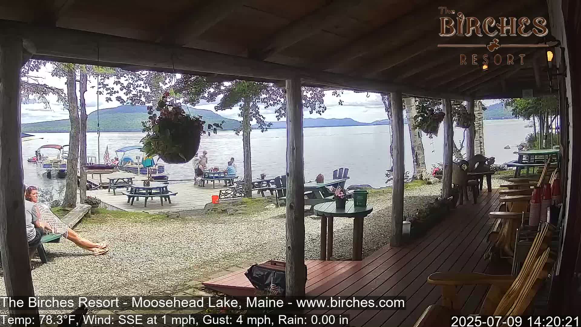 The Birches Resort, Moosehead Lake Live Cam - Rockwood, Maine, USA