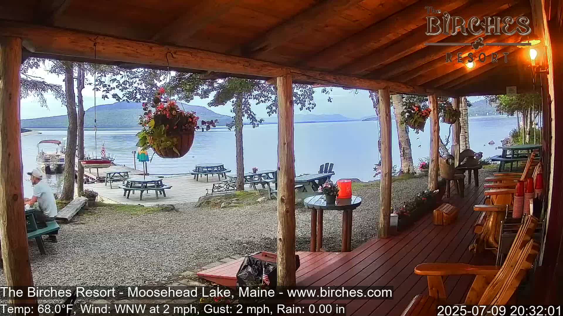 The Birches Resort, Moosehead Lake Live Cam - Rockwood, Maine, USA
