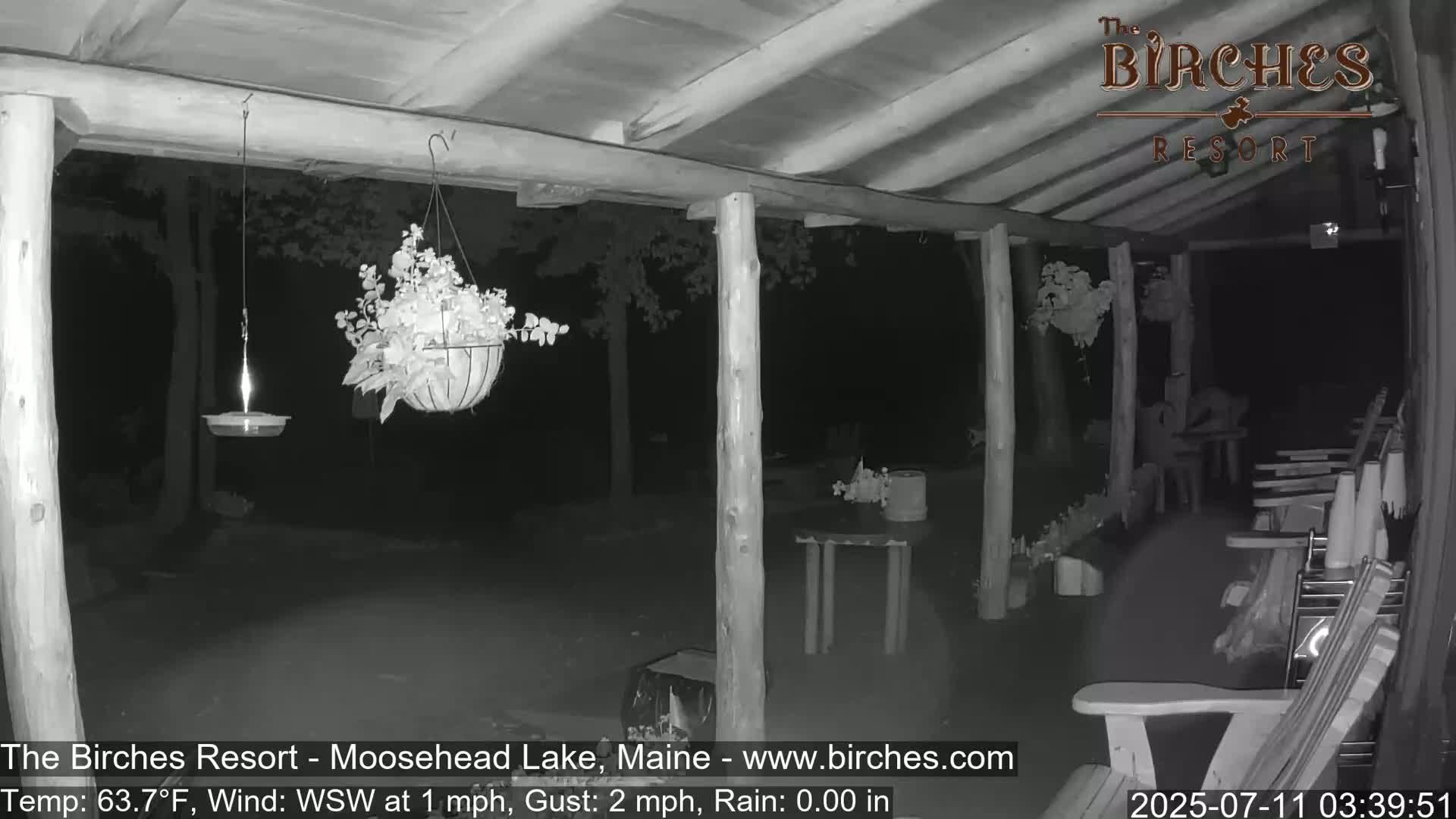 The Birches Resort, Moosehead Lake Live Cam - Rockwood, Maine, USA
