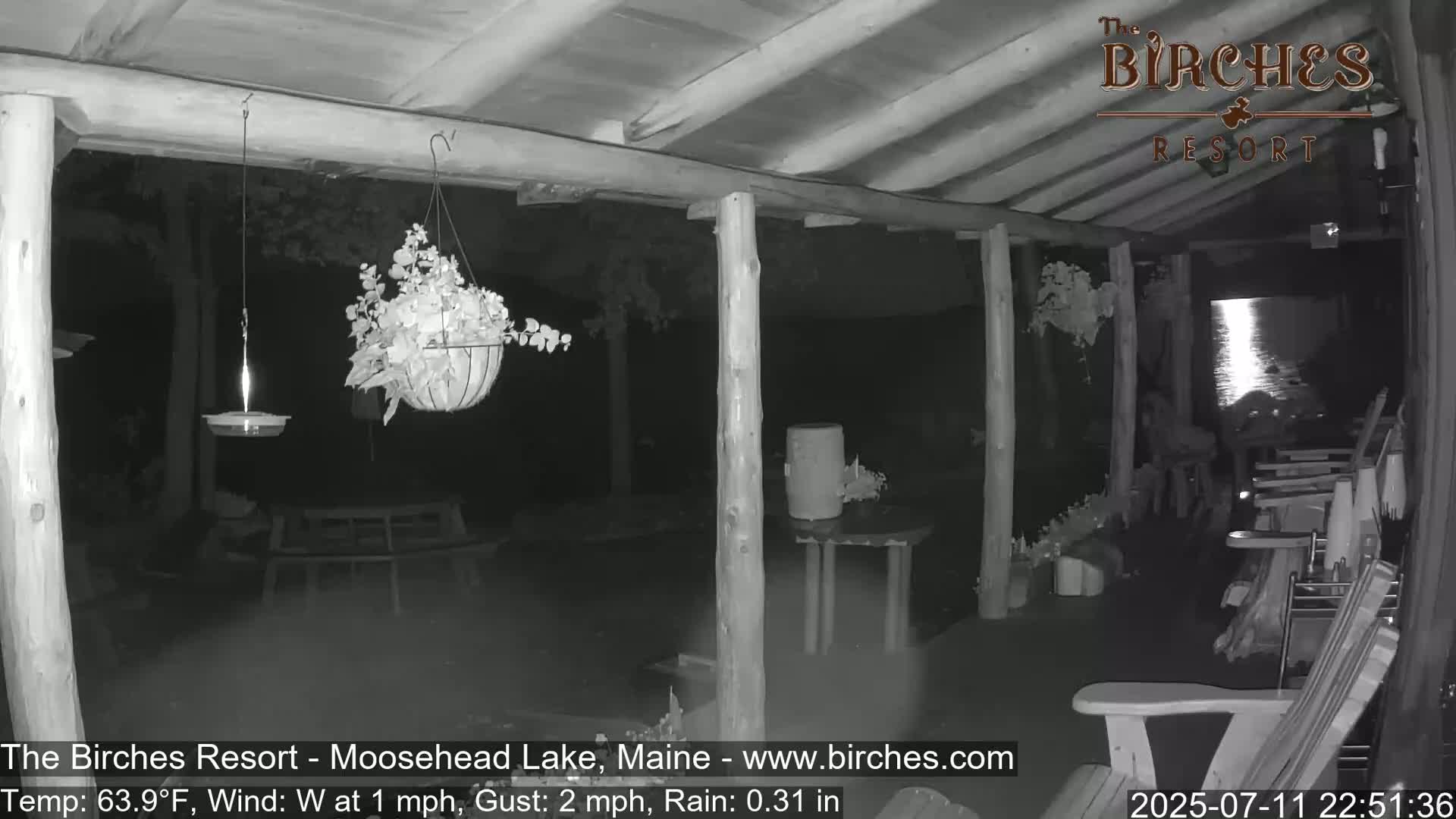 The Birches Resort, Moosehead Lake Live Cam - Rockwood, Maine, USA