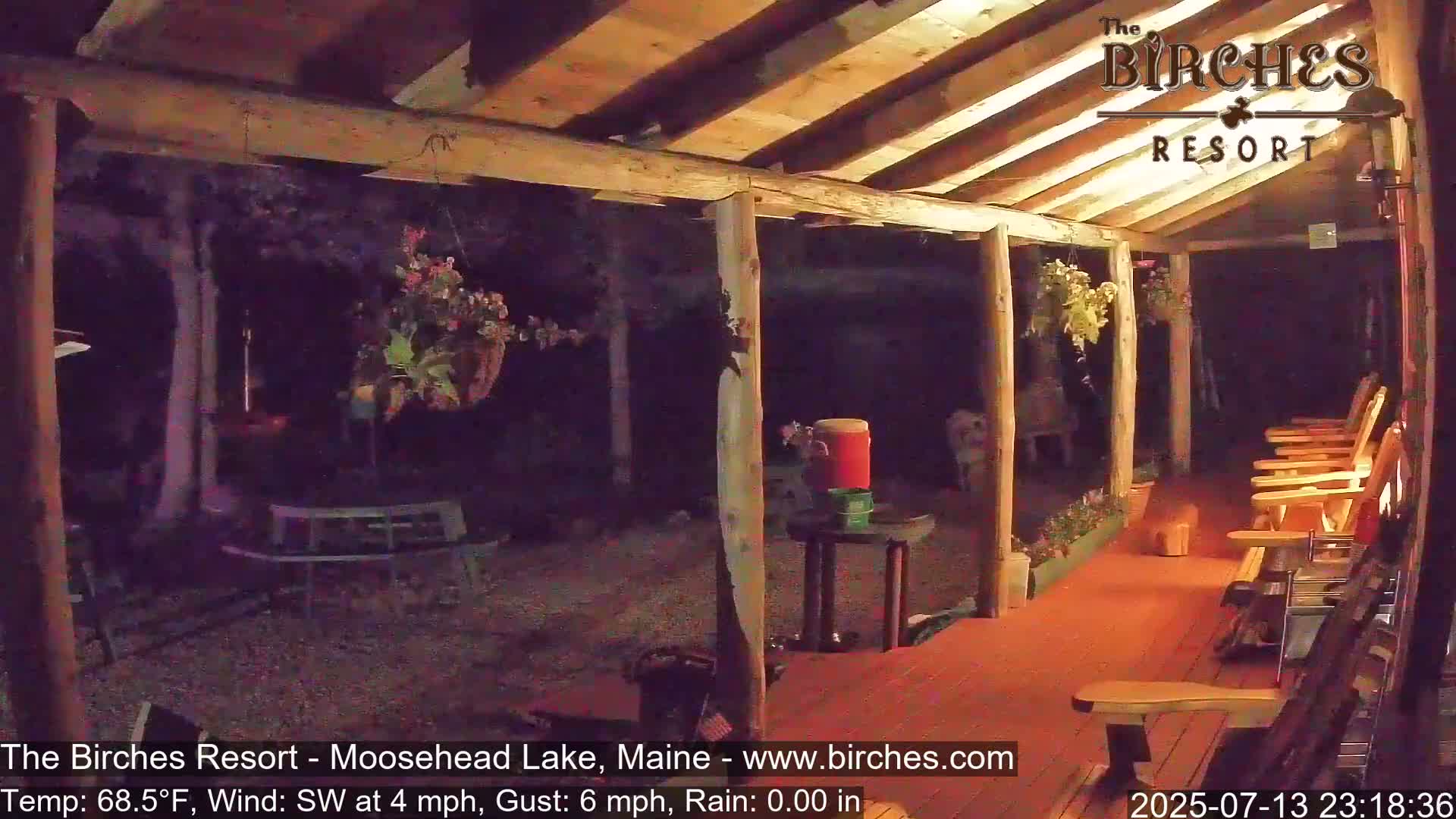 The Birches Resort, Moosehead Lake Live Cam - Rockwood, Maine, USA