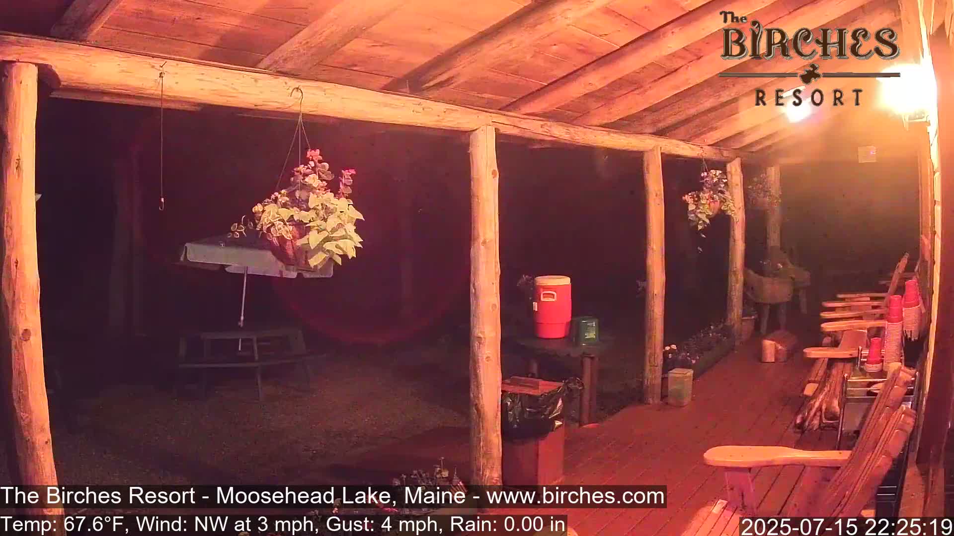 The Birches Resort, Moosehead Lake Live Cam - Rockwood, Maine, USA