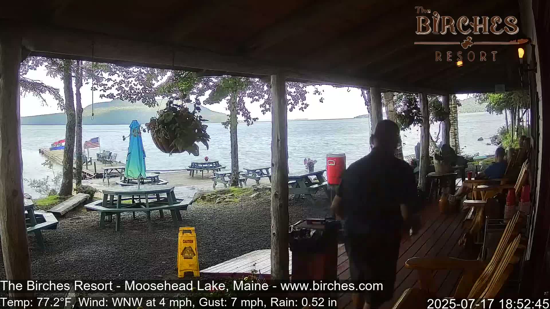 The Birches Resort, Moosehead Lake Live Cam - Rockwood, Maine, USA