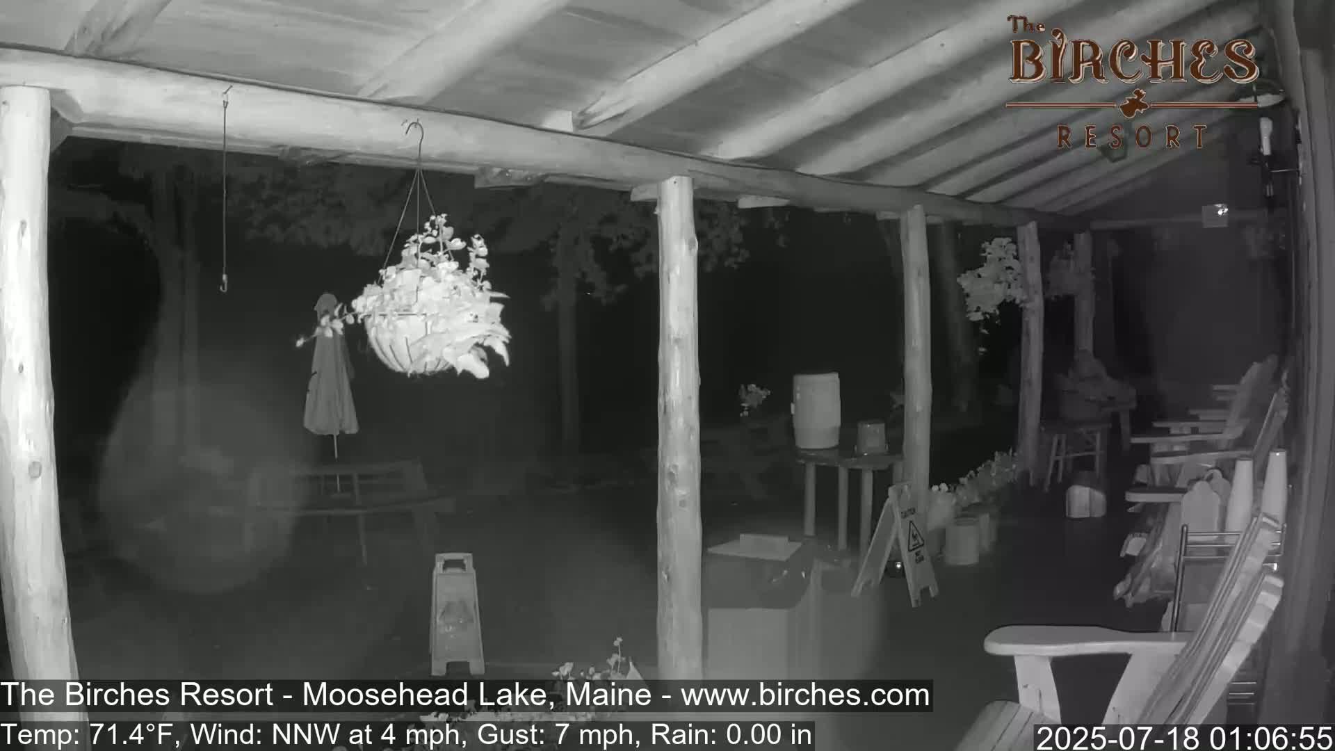 The Birches Resort, Moosehead Lake Live Cam - Rockwood, Maine, USA