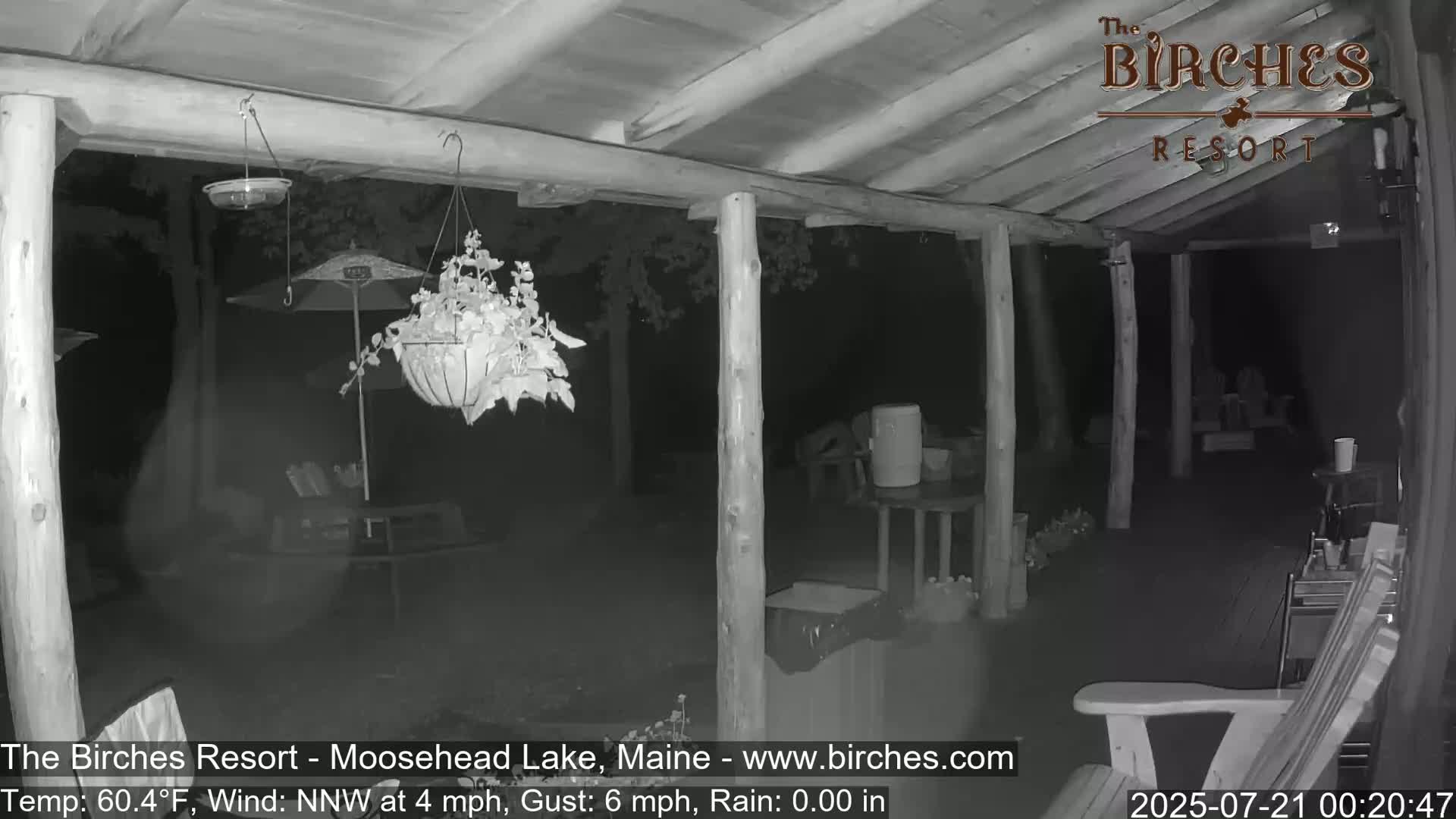 The Birches Resort, Moosehead Lake Live Cam - Rockwood, Maine, USA