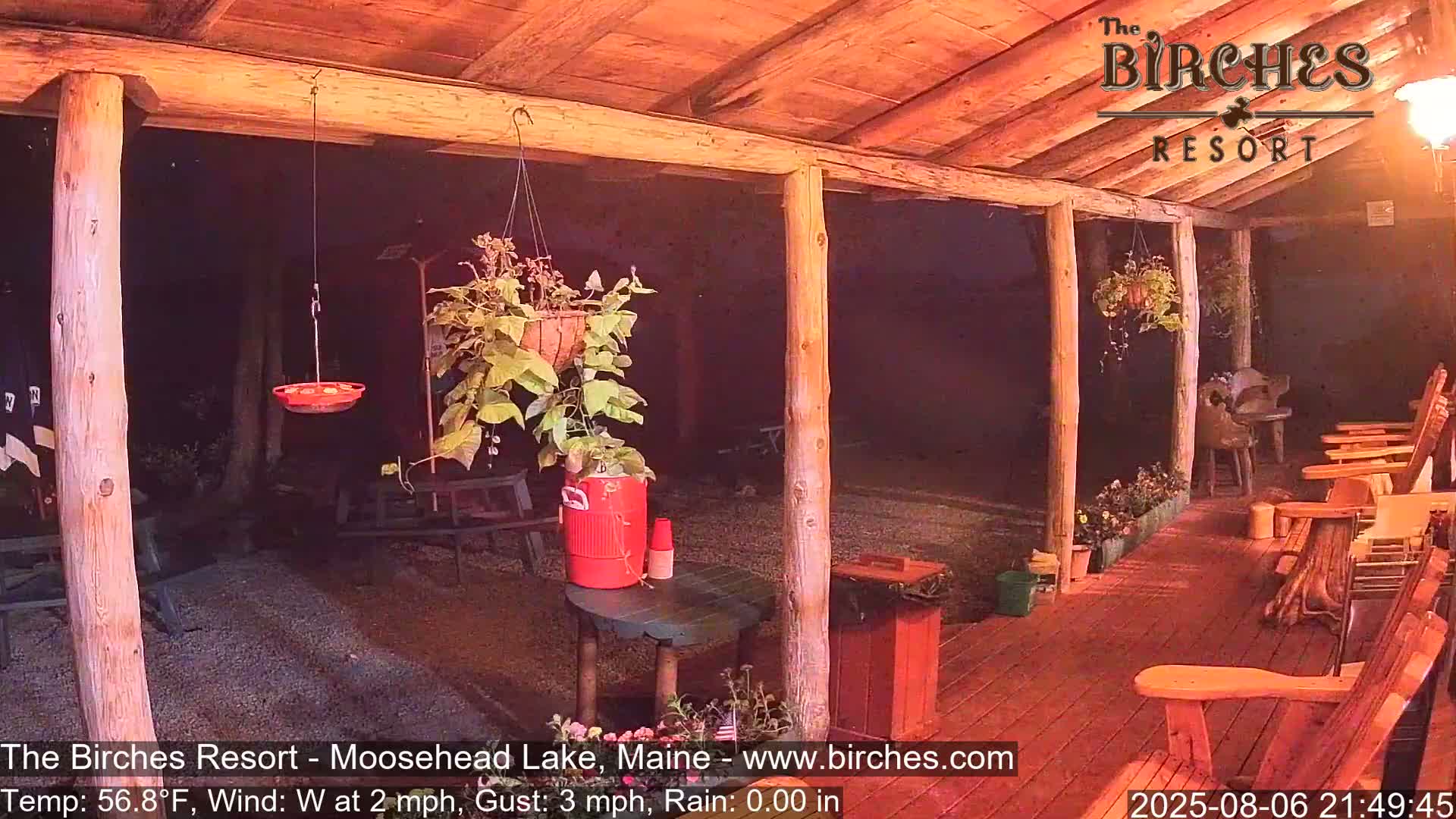 The Birches Resort, Moosehead Lake Live Cam - Rockwood, Maine, USA