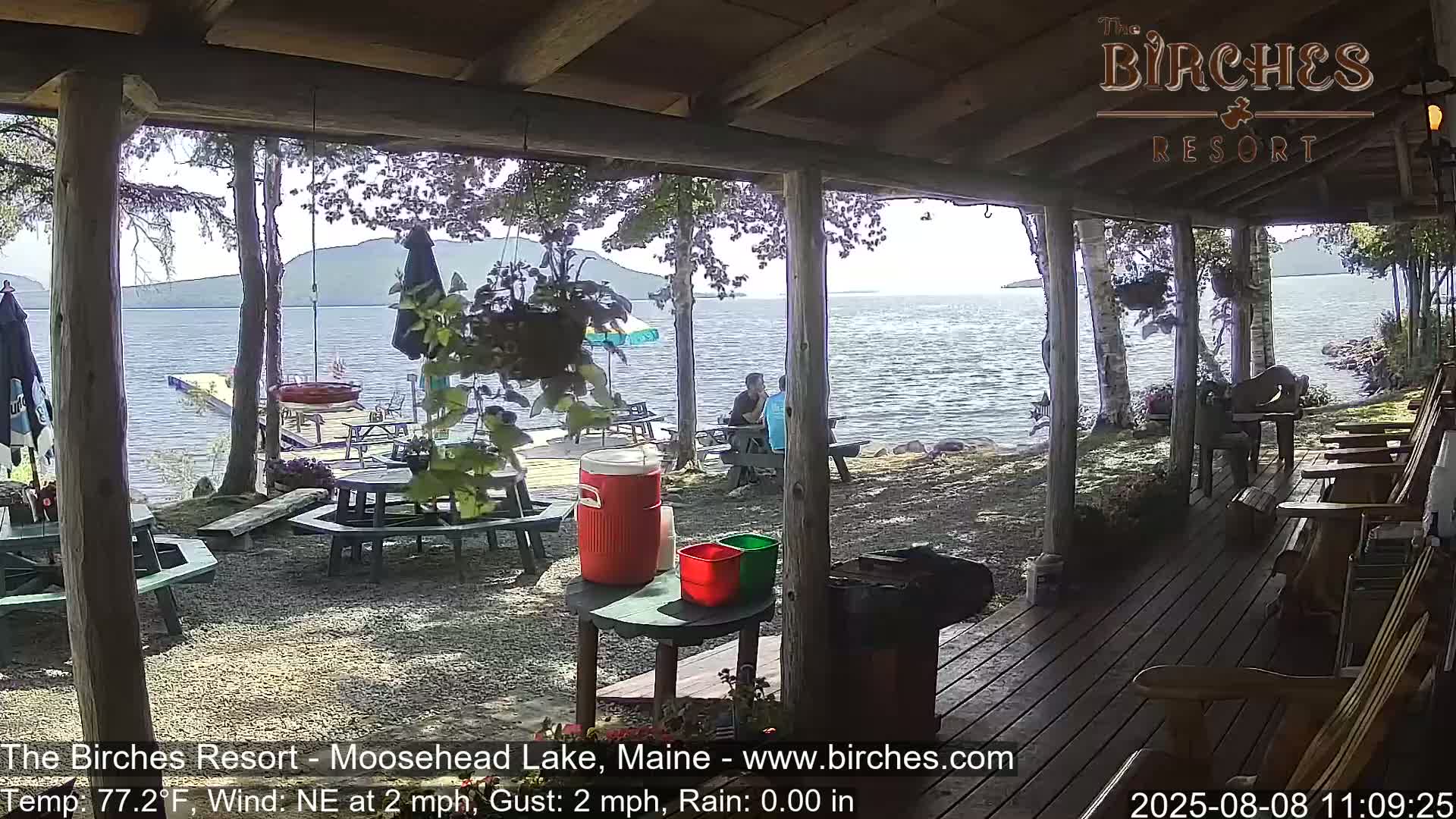 The Birches Resort, Moosehead Lake Live Cam - Rockwood, Maine, USA