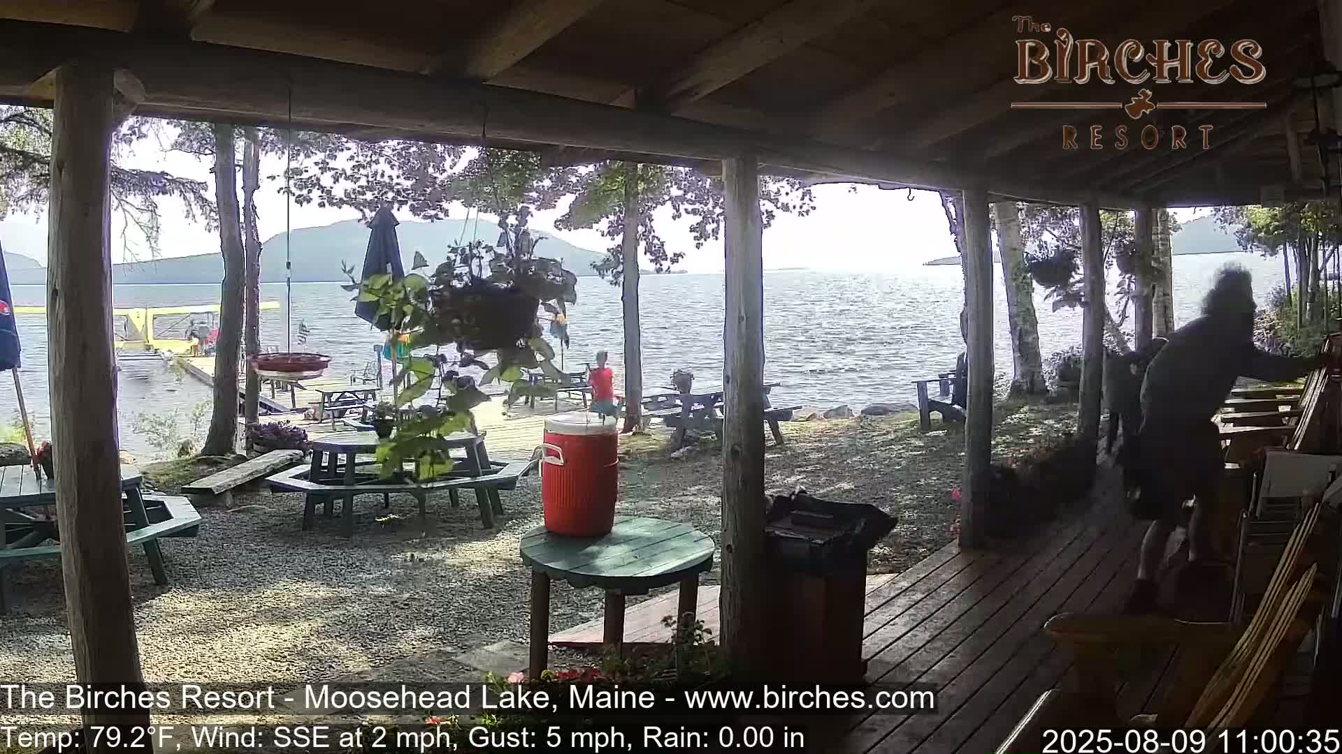 The Birches Resort, Moosehead Lake Live Cam - Rockwood, Maine, USA