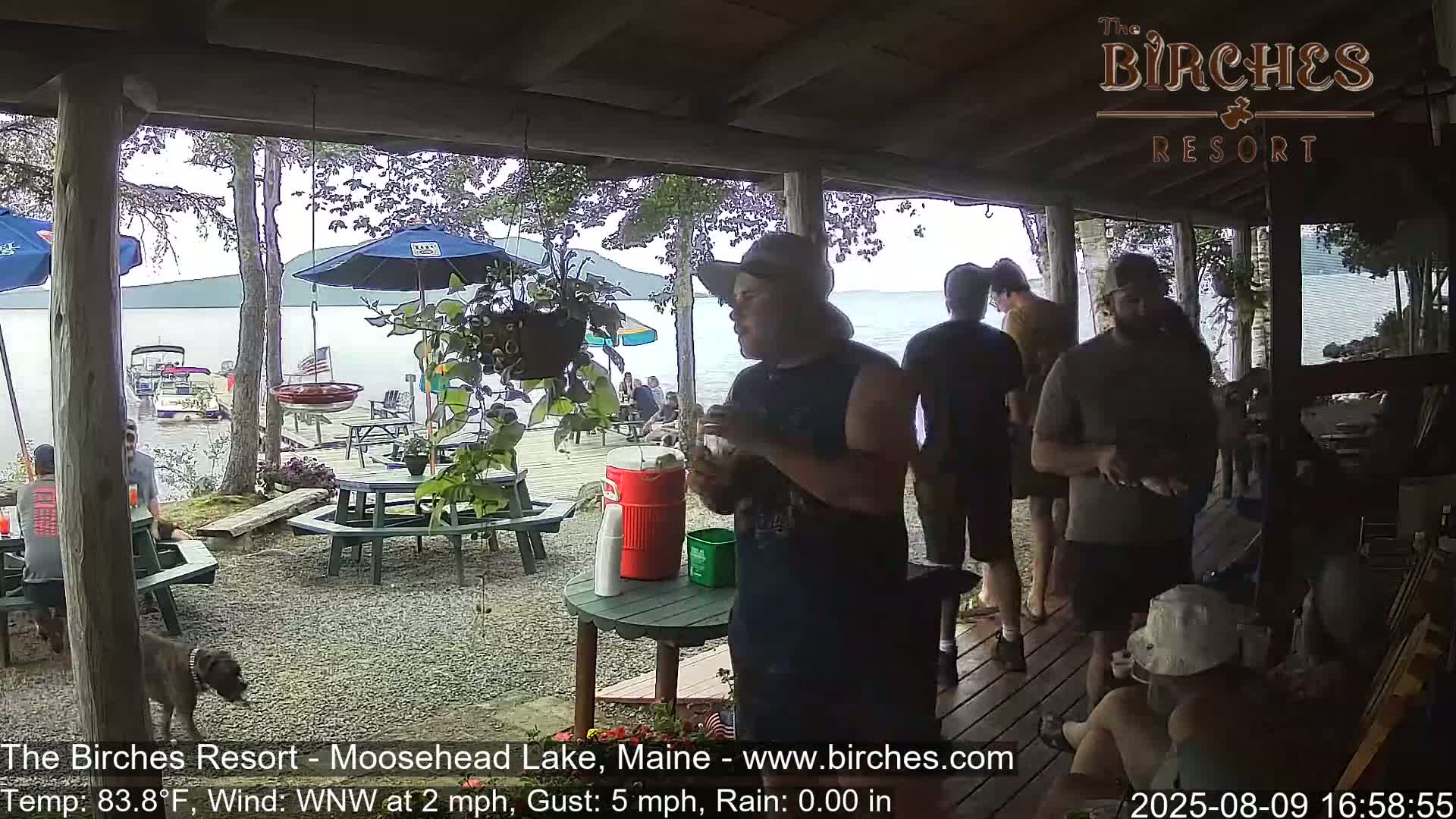 The Birches Resort, Moosehead Lake Live Cam - Rockwood, Maine, USA