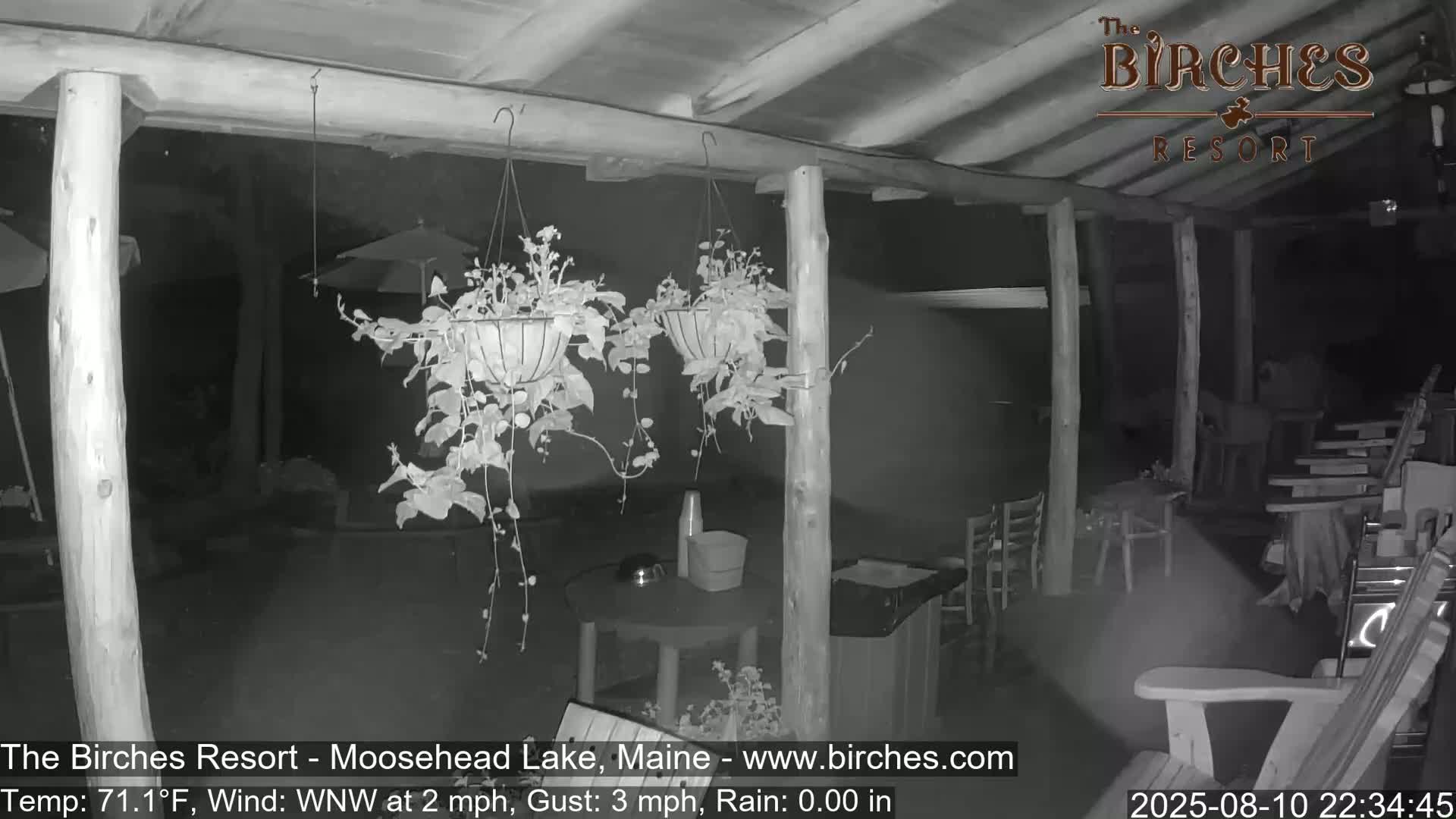 The Birches Resort, Moosehead Lake Live Cam - Rockwood, Maine, USA