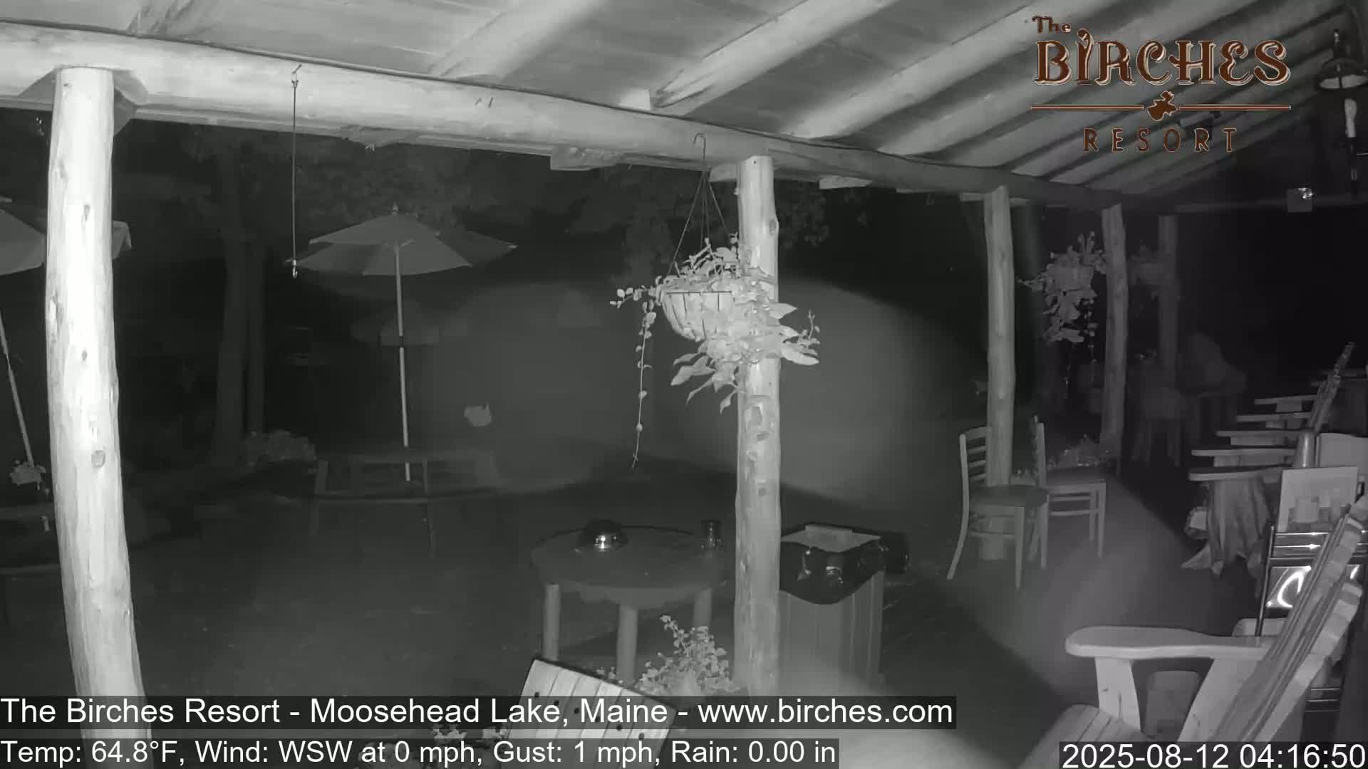 The Birches Resort, Moosehead Lake Live Cam - Rockwood, Maine, USA