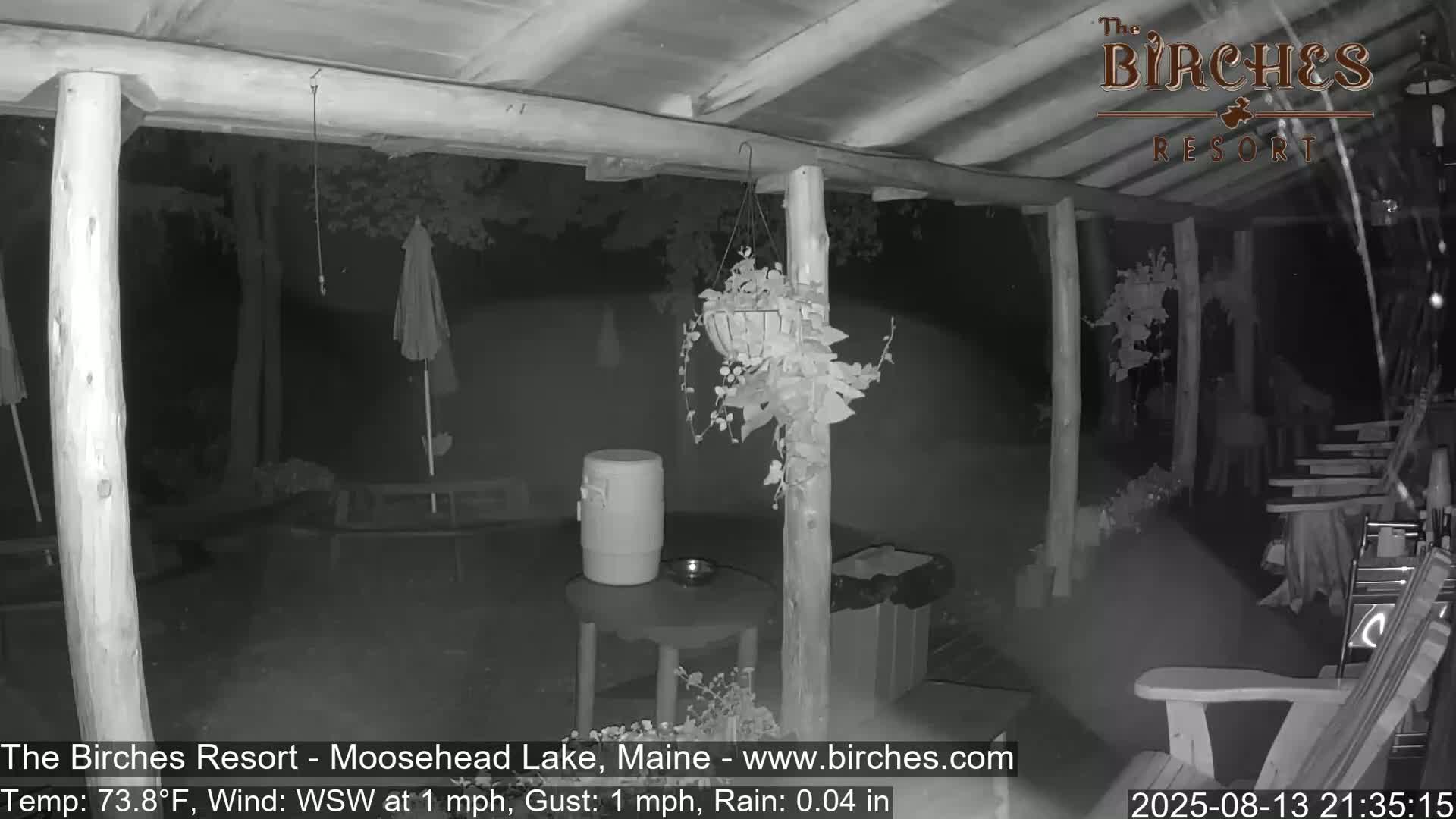 The Birches Resort, Moosehead Lake Live Cam - Rockwood, Maine, USA