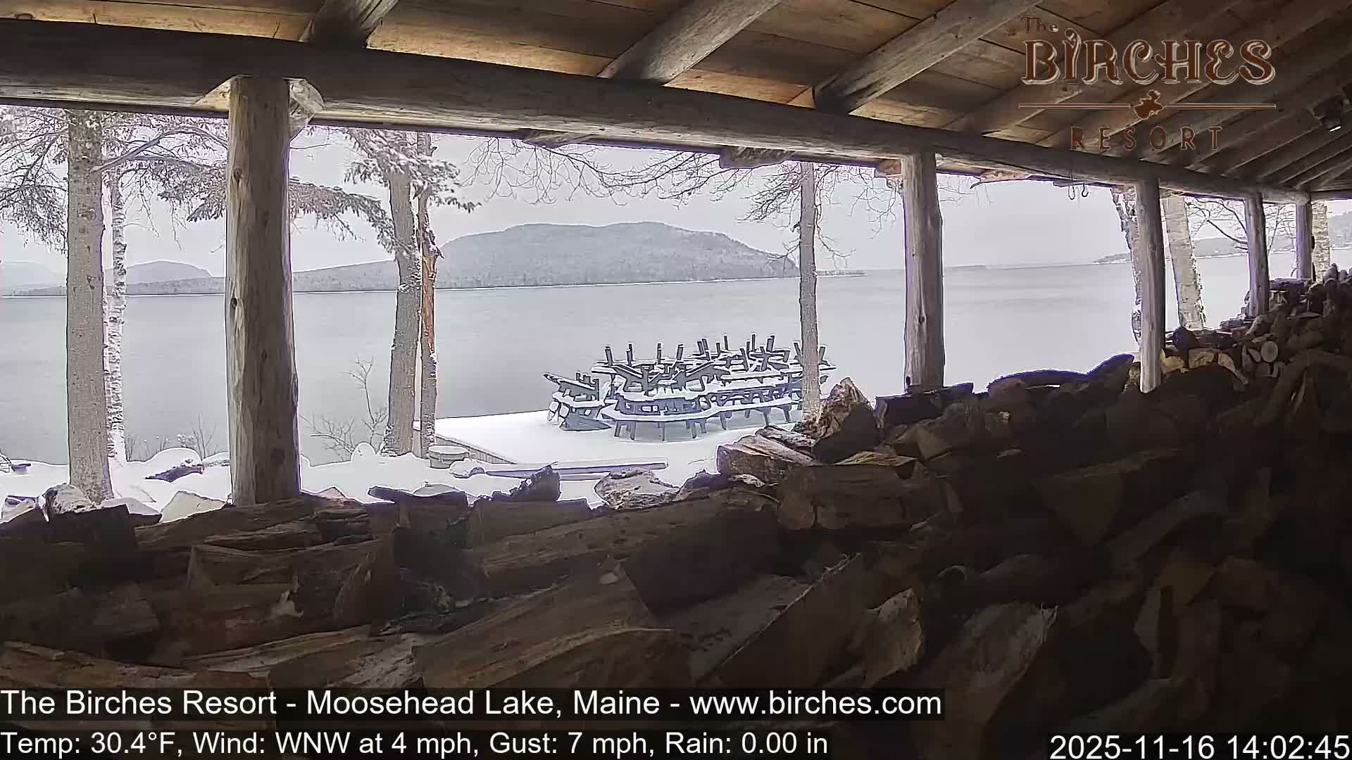 The Birches Resort, Moosehead Lake Live Cam - Rockwood, Maine, USA