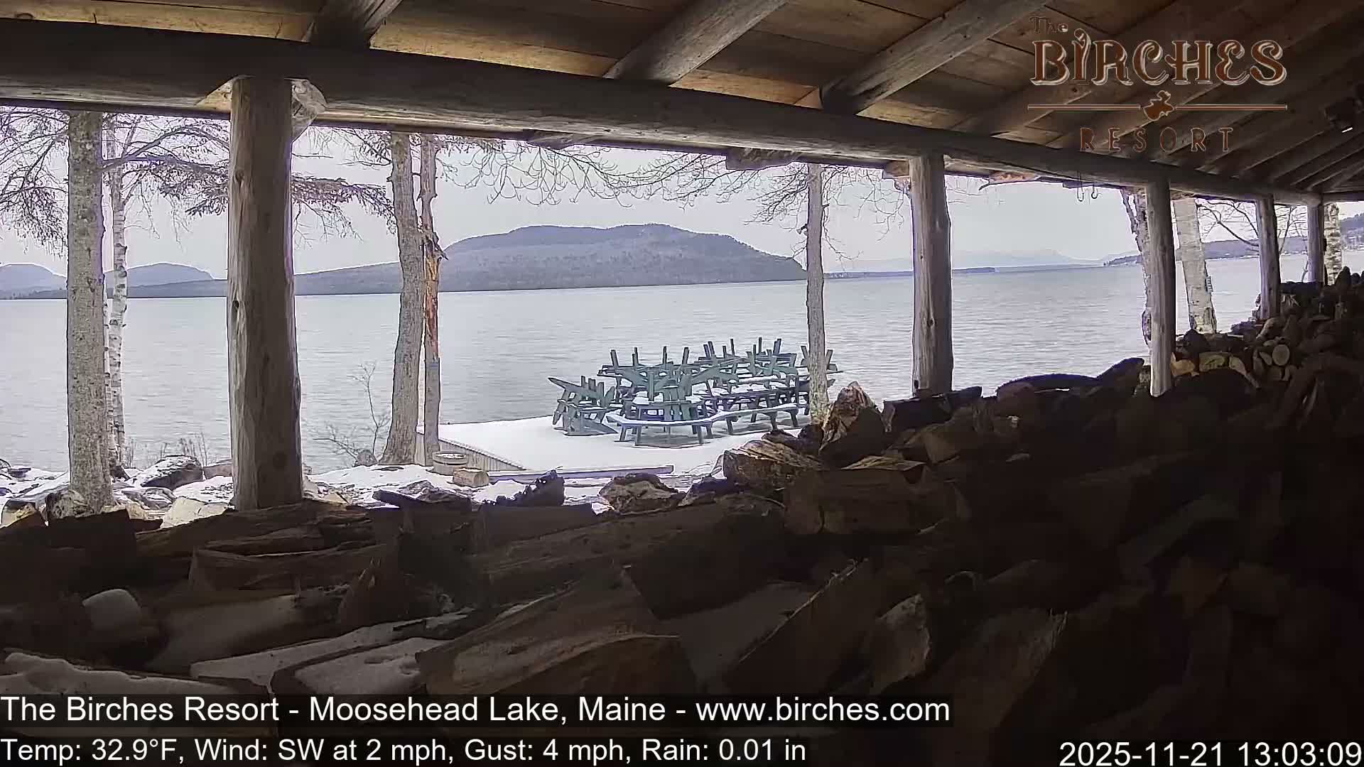 The Birches Resort, Moosehead Lake Live Cam - Rockwood, Maine, USA