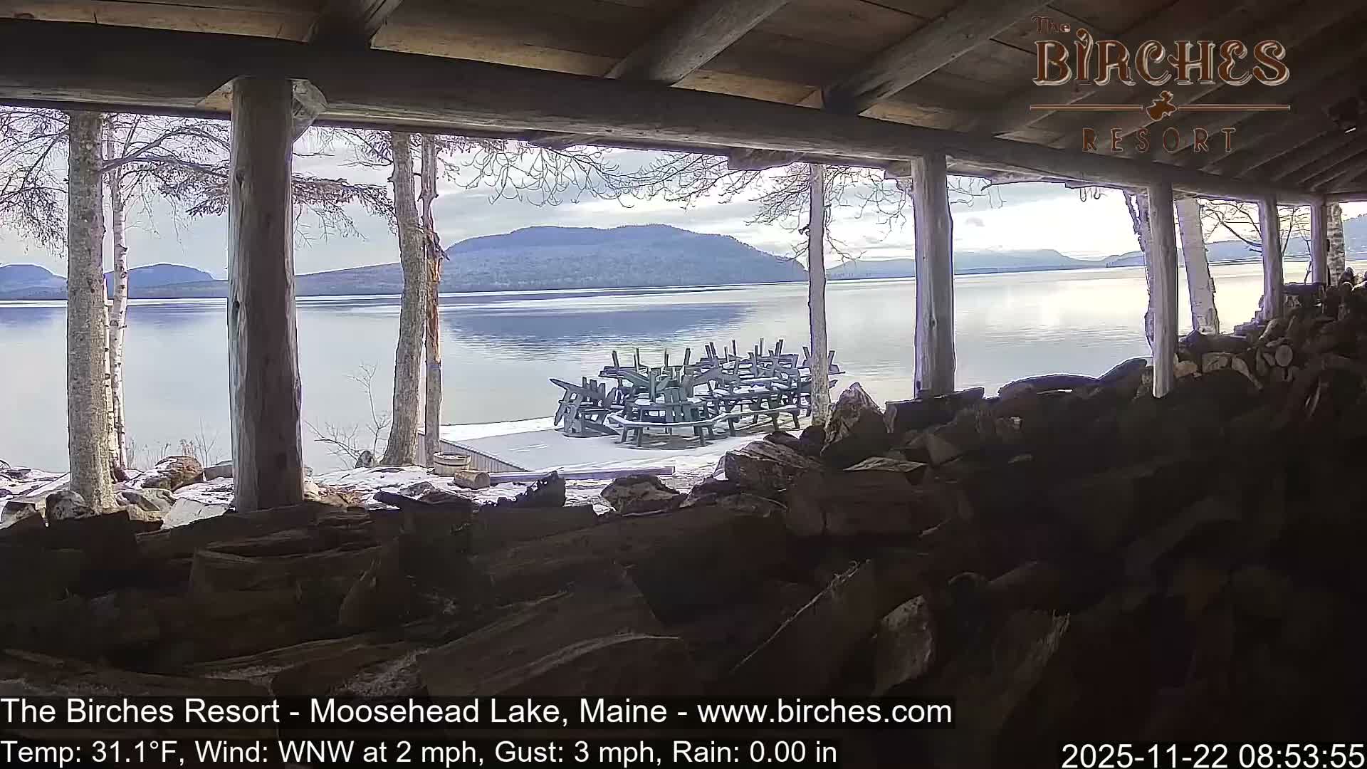 The Birches Resort, Moosehead Lake Live Cam - Rockwood, Maine, USA