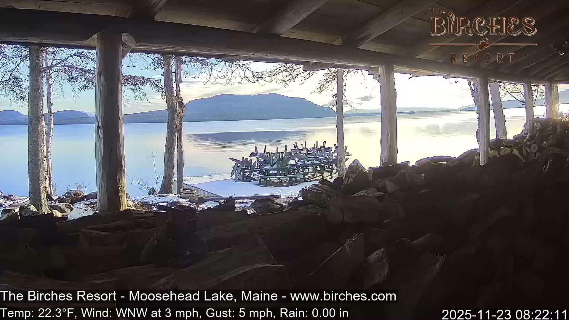 The Birches Resort, Moosehead Lake Live Cam - Rockwood, Maine, USA
