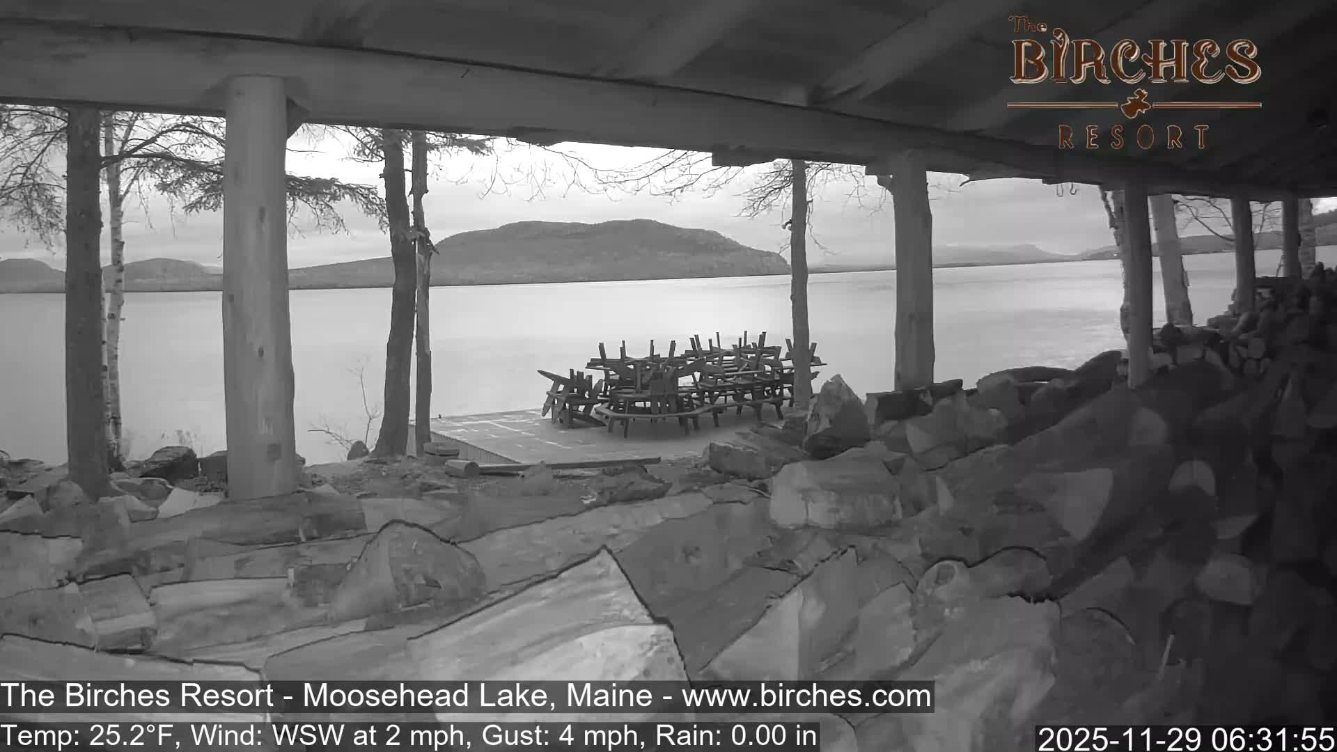The Birches Resort, Moosehead Lake Live Cam - Rockwood, Maine, USA