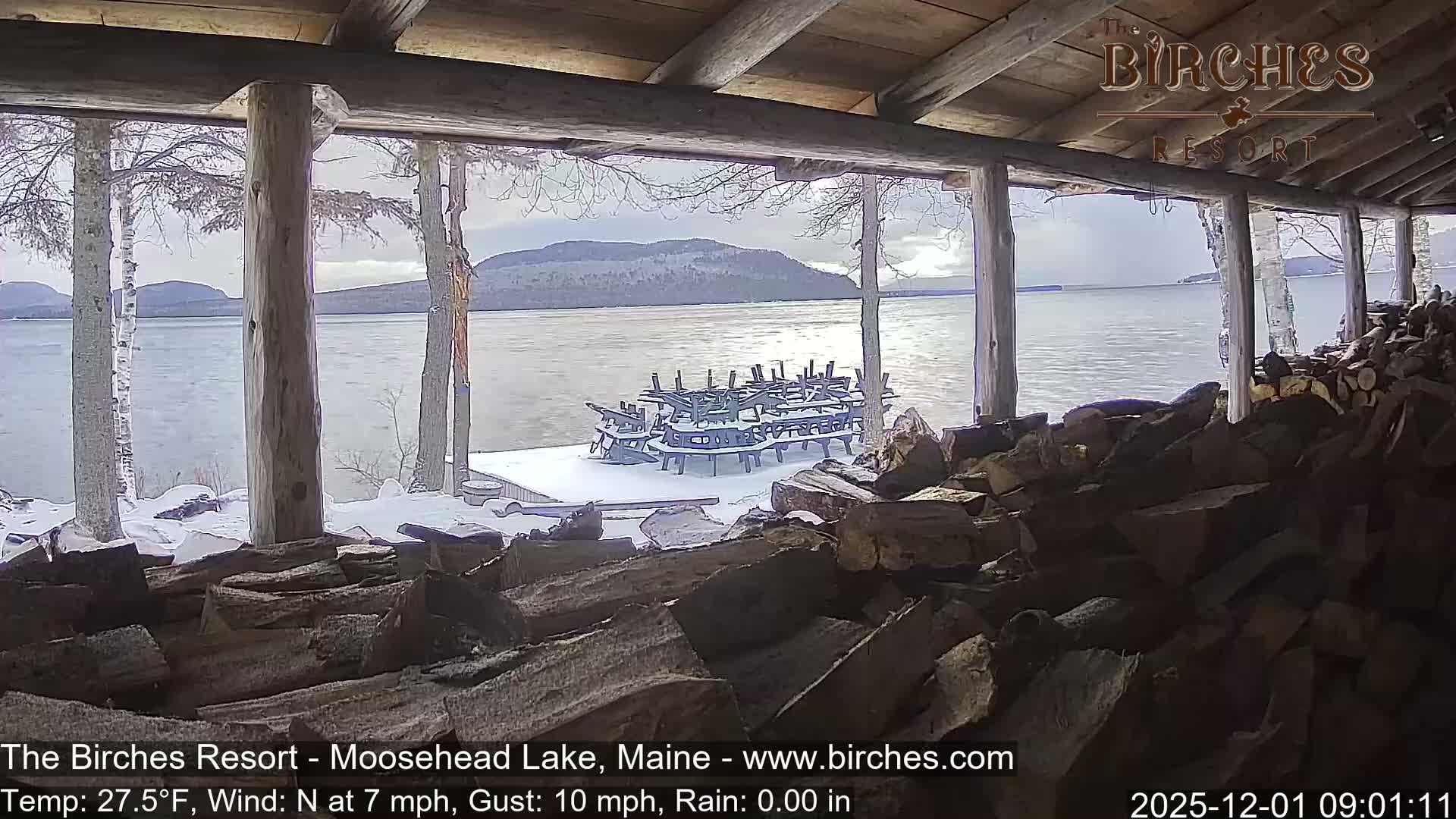The Birches Resort, Moosehead Lake Live Cam - Rockwood, Maine, USA