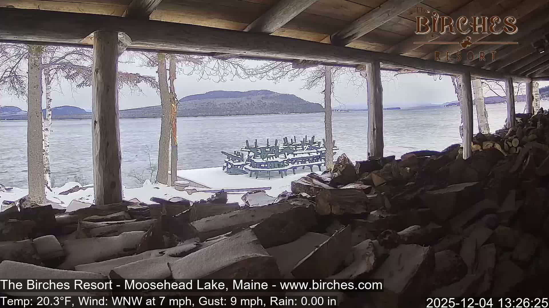 The Birches Resort, Moosehead Lake Live Cam - Rockwood, Maine, USA