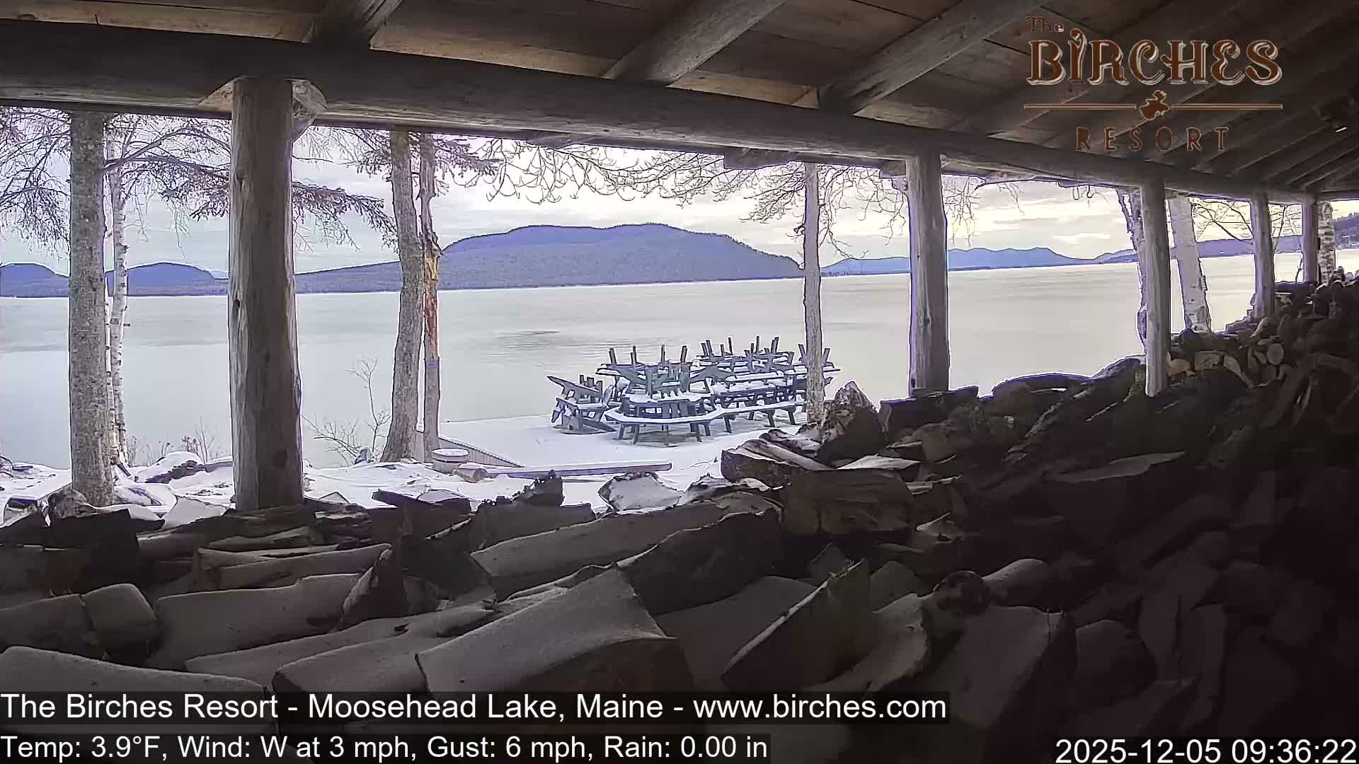 The Birches Resort, Moosehead Lake Live Cam - Rockwood, Maine, USA