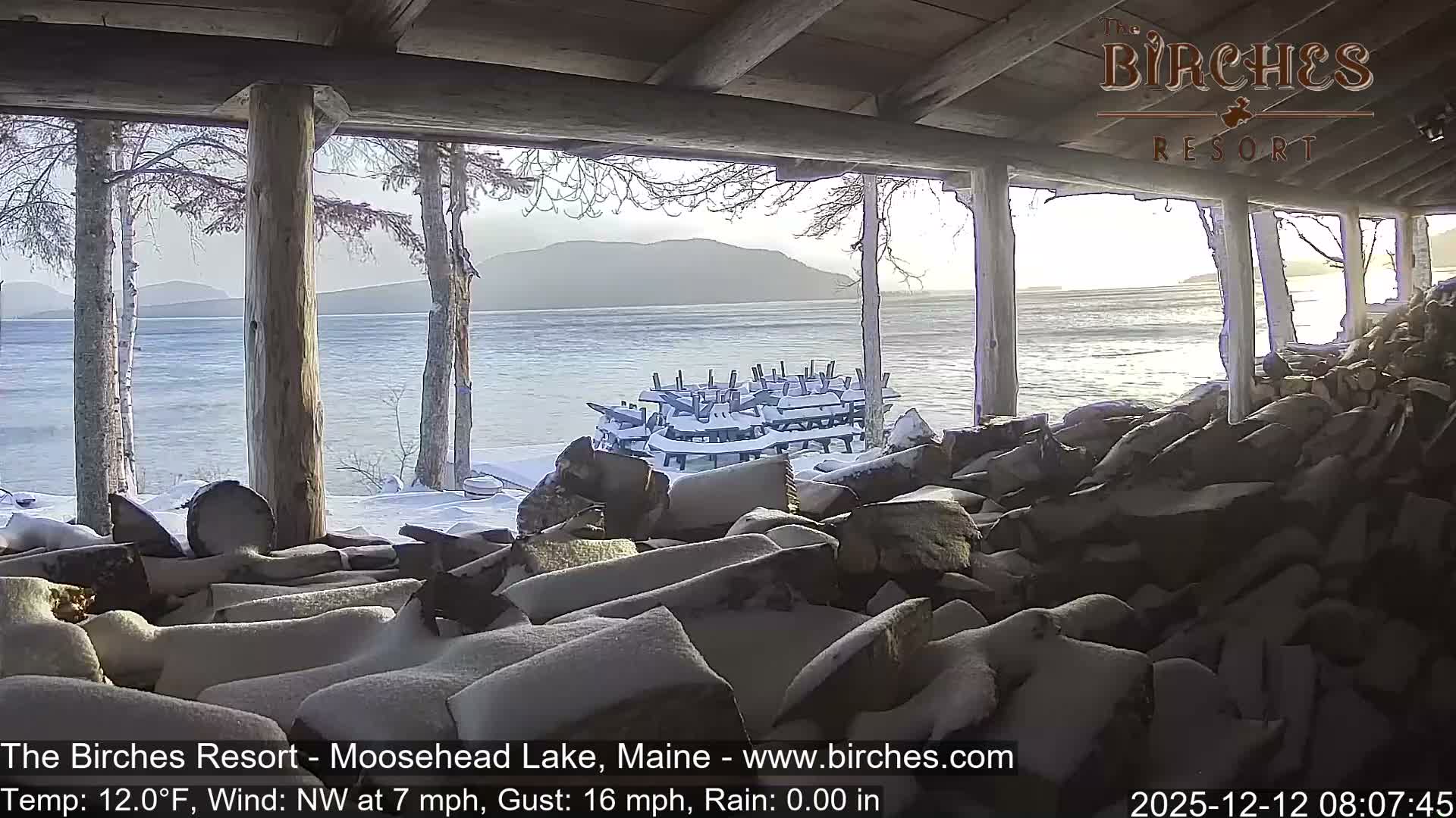 The Birches Resort, Moosehead Lake Live Cam - Rockwood, Maine, USA